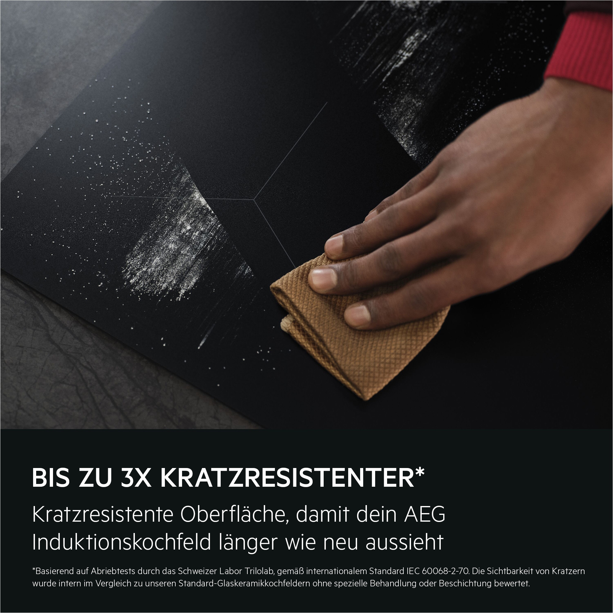 AEG Induktions-Kochfeld »TO841A0FIT« SaphirMatt SE-3x kratzresistentere Oberfläche, Booster,Made in Germany