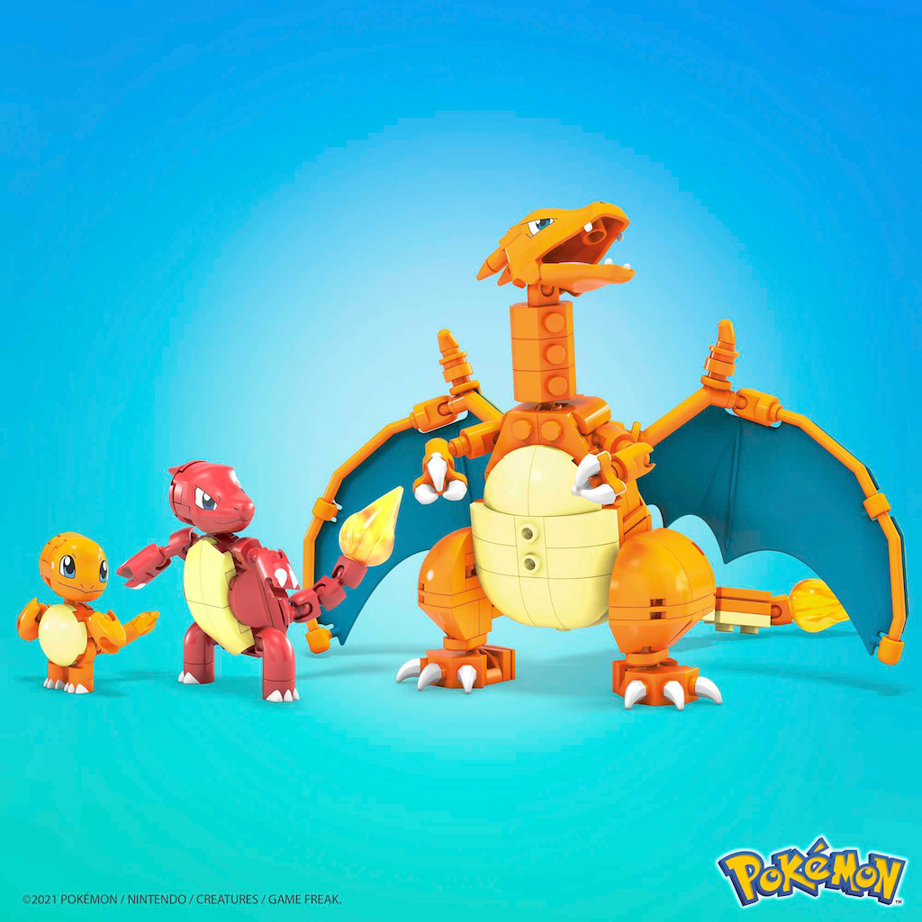 MEGA Spielfigur »Pokémon Charmander Evolution Set«
