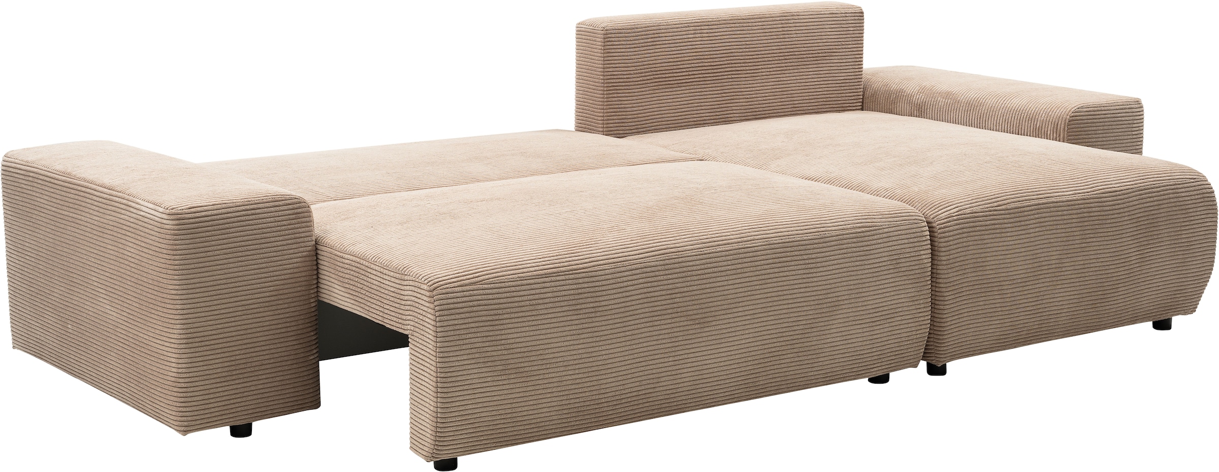 WERK2 Ecksofa »Amsterdam, zeitlos und elegant, Breite 300cm, L-Form«, Design Ecksofa mit hohem Komfort, Schlaffunktion & Bettkasten