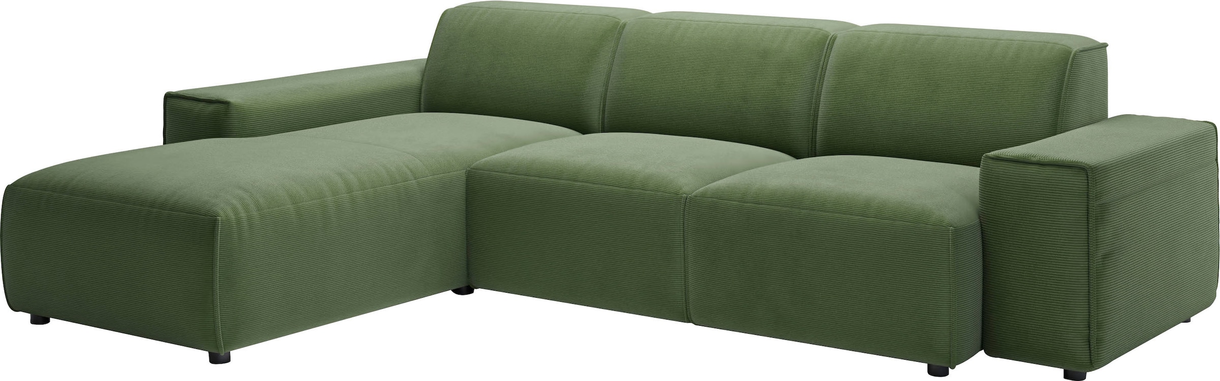 andas Ecksofa »Glimminge L-Form auch in Breitcord, Feincord + Easy care-Bezug,«, Breite 264, Zierkissen