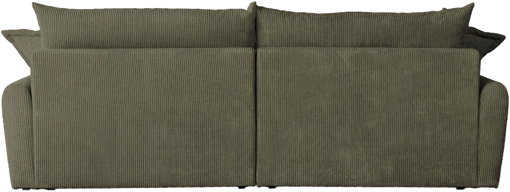 Home affaire Ecksofa »Finca XL L-Form, B: 190 cm« 4 Zierkissen, Mega-Sofa, in Cord oder Chenille-Struktur, Federkern
