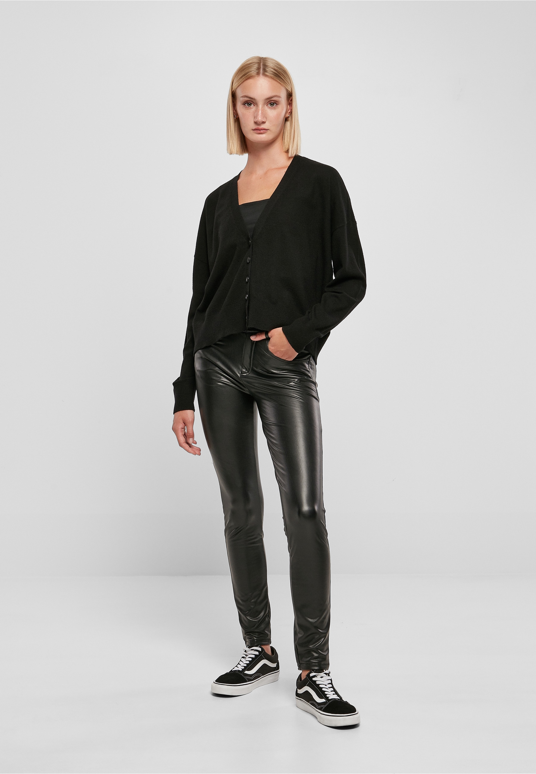URBAN CLASSICS Cardigan »Urban Classics Damen Ladies Eco Viscose Oversized Cardigan« 1 Stk.