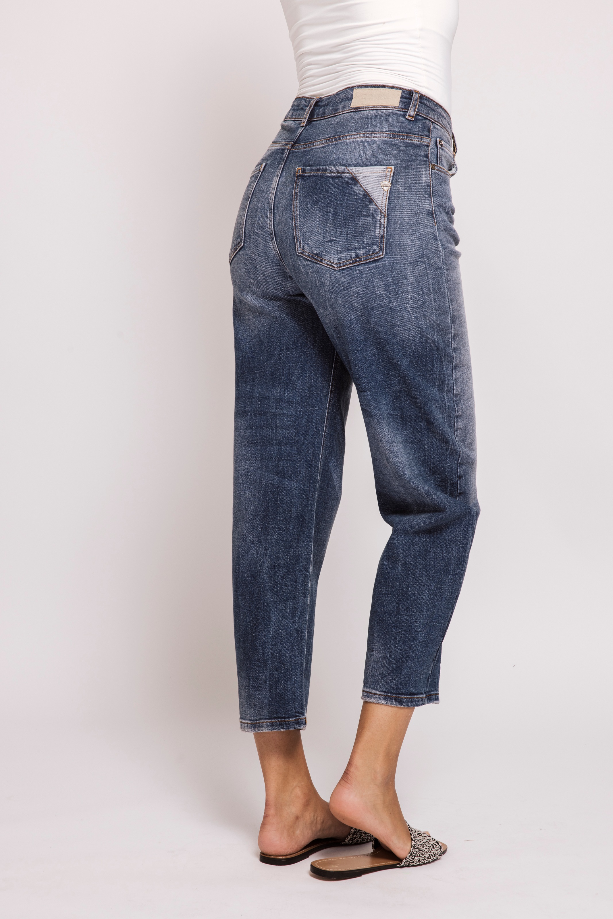 Zhrill 7/8-Jeans "IZA" in bequemer Passform und mit Animal-Print günstig online kaufen