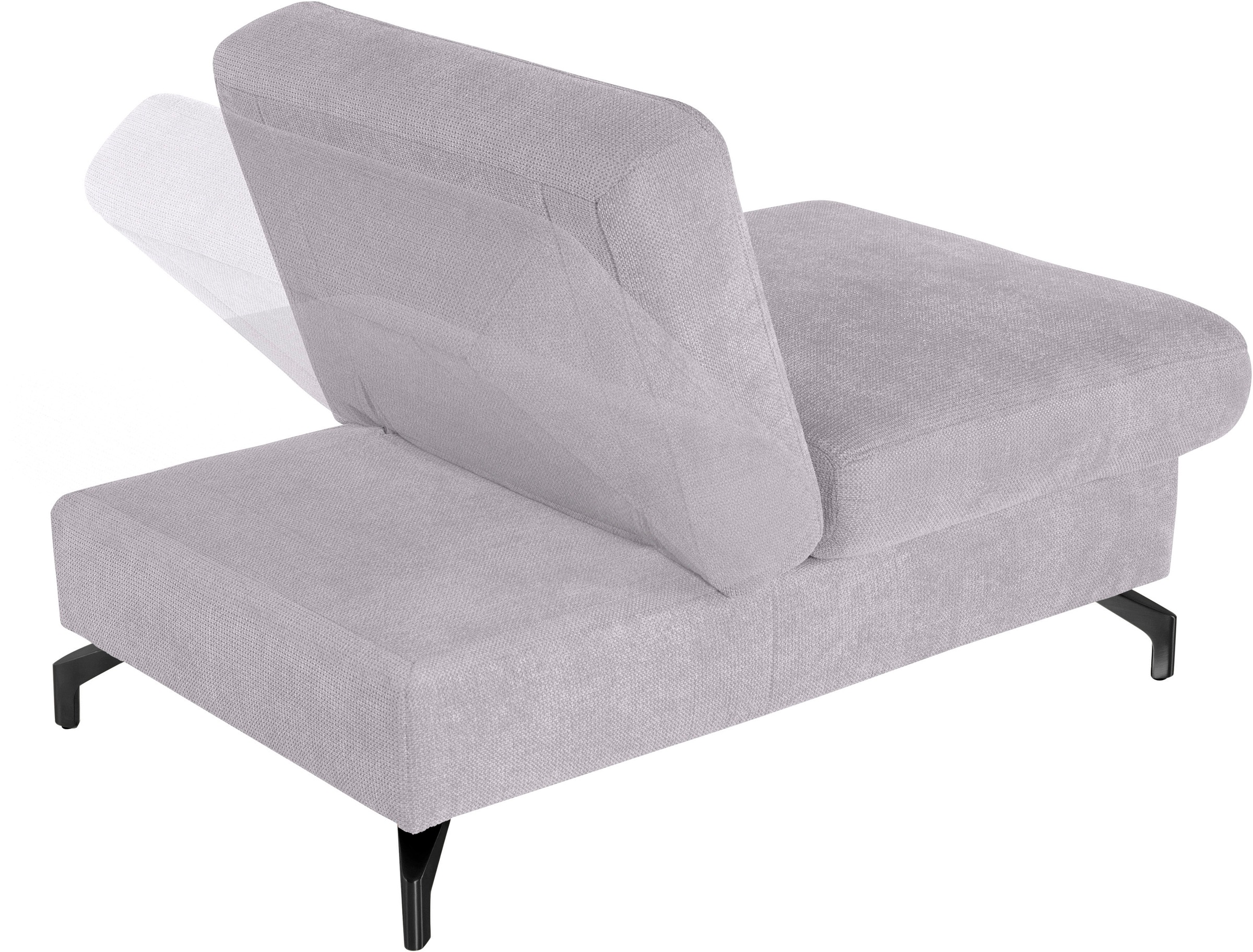 sit&more Hocker »Percy«, Fußhöhe 12 cm, mit Klappfunktion, wahlweise in 2 Fußfarben