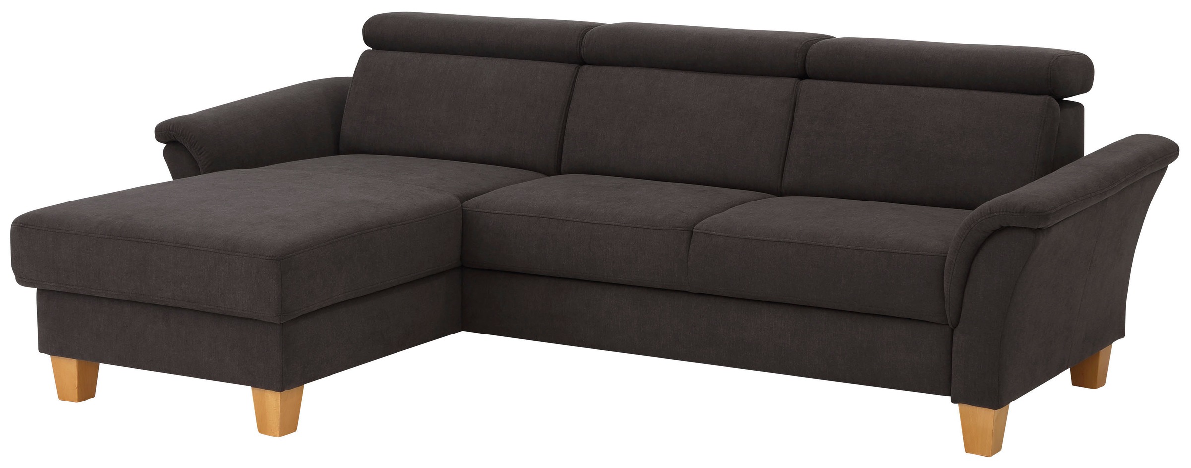 Home affaire Ecksofa »Conville L-Form« Federkern, wahlweise mit Bettfunktion und Bettkasten bzw. Stauraum
