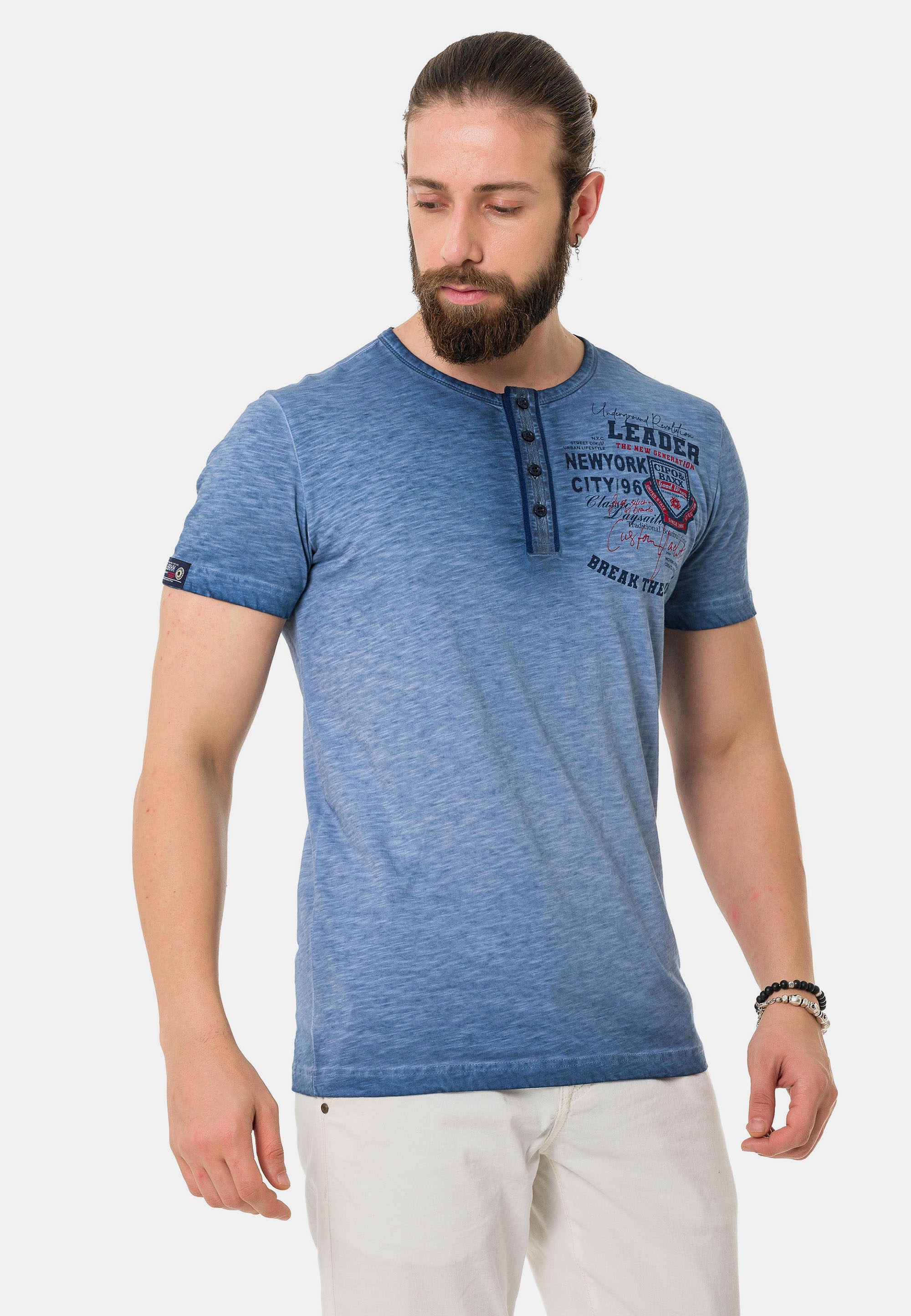 Cipo & Baxx T-Shirt, in coolem Look