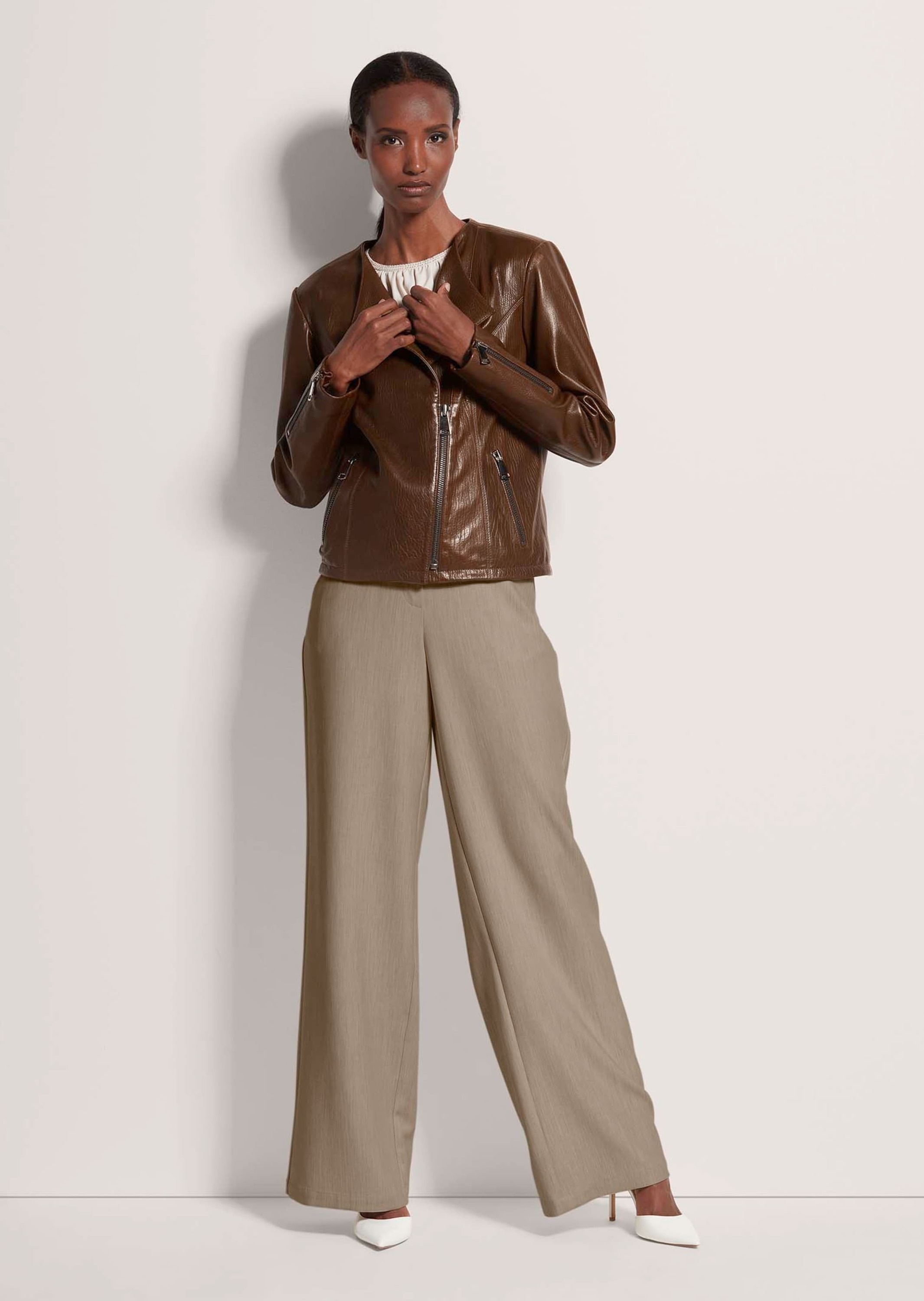 MADELEINE Lederjacke "Lederjacke Lederjacke im Biker-Style" günstig online kaufen