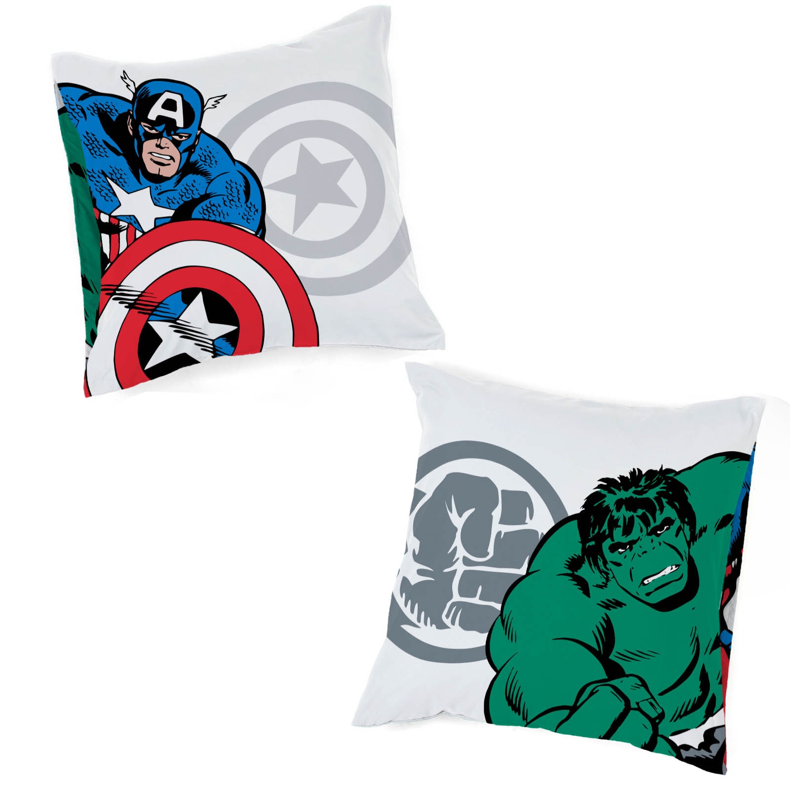 MARVEL Kinderbettwäsche »Marvel Comics Bettbezug-Set 135x200 cm + Kissenbezug 80x80 cm« 2 tlg. tlg. 100 % Baumwolle, maschinenwaschbar, wendbar