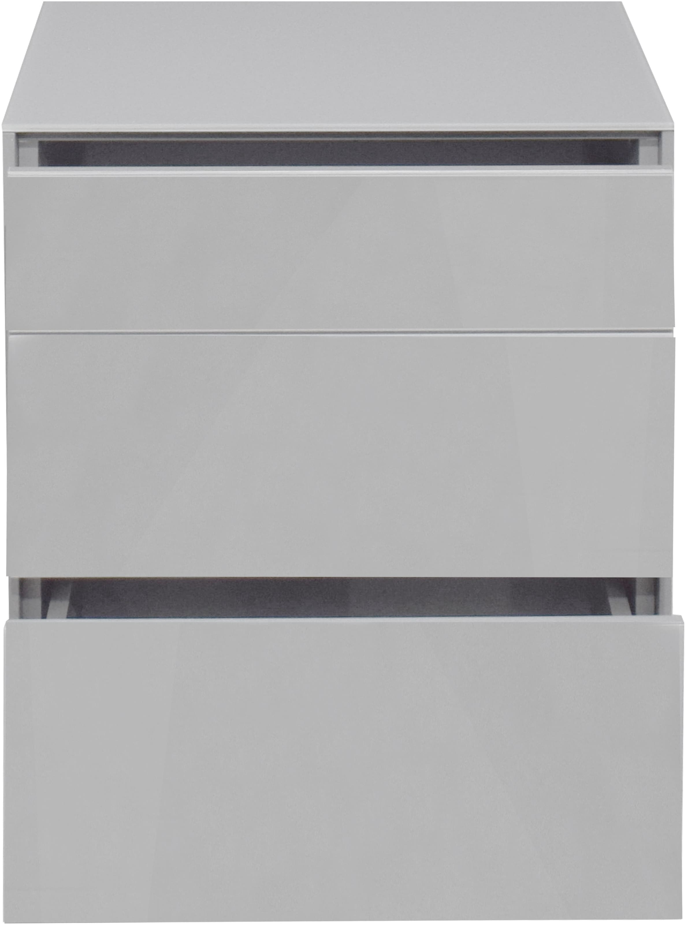 Mäusbacher Kommode »Imola TOPSELLER!«, (OTTOs Choice), Mäusbacher Kommode, mit Glasfront und Glasoberplatte, 2 Schubladen