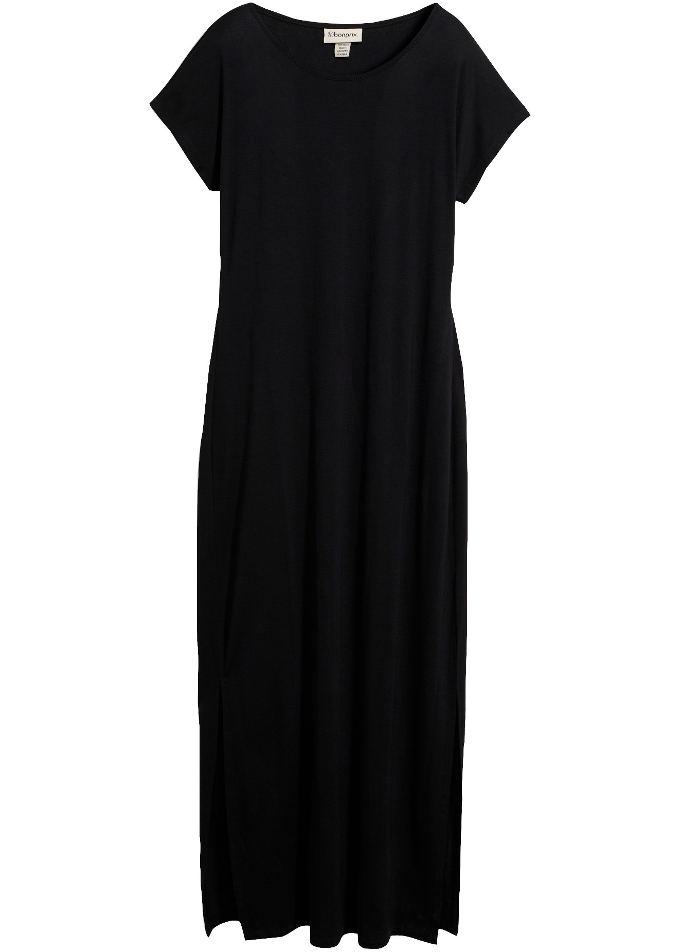 bonprix Jerseykleid »Jerseykleid aus fließendem Viskose-Elasthan-Mix« für Alltag, aus Viskose und Elasthan, lockere Passform