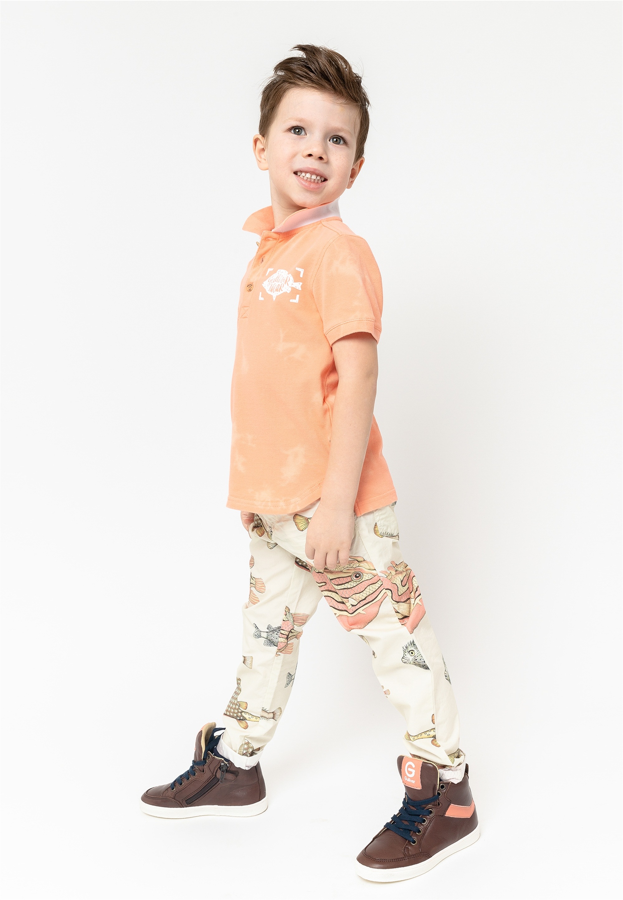 Gulliver Poloshirt, mit coolem Markenprint