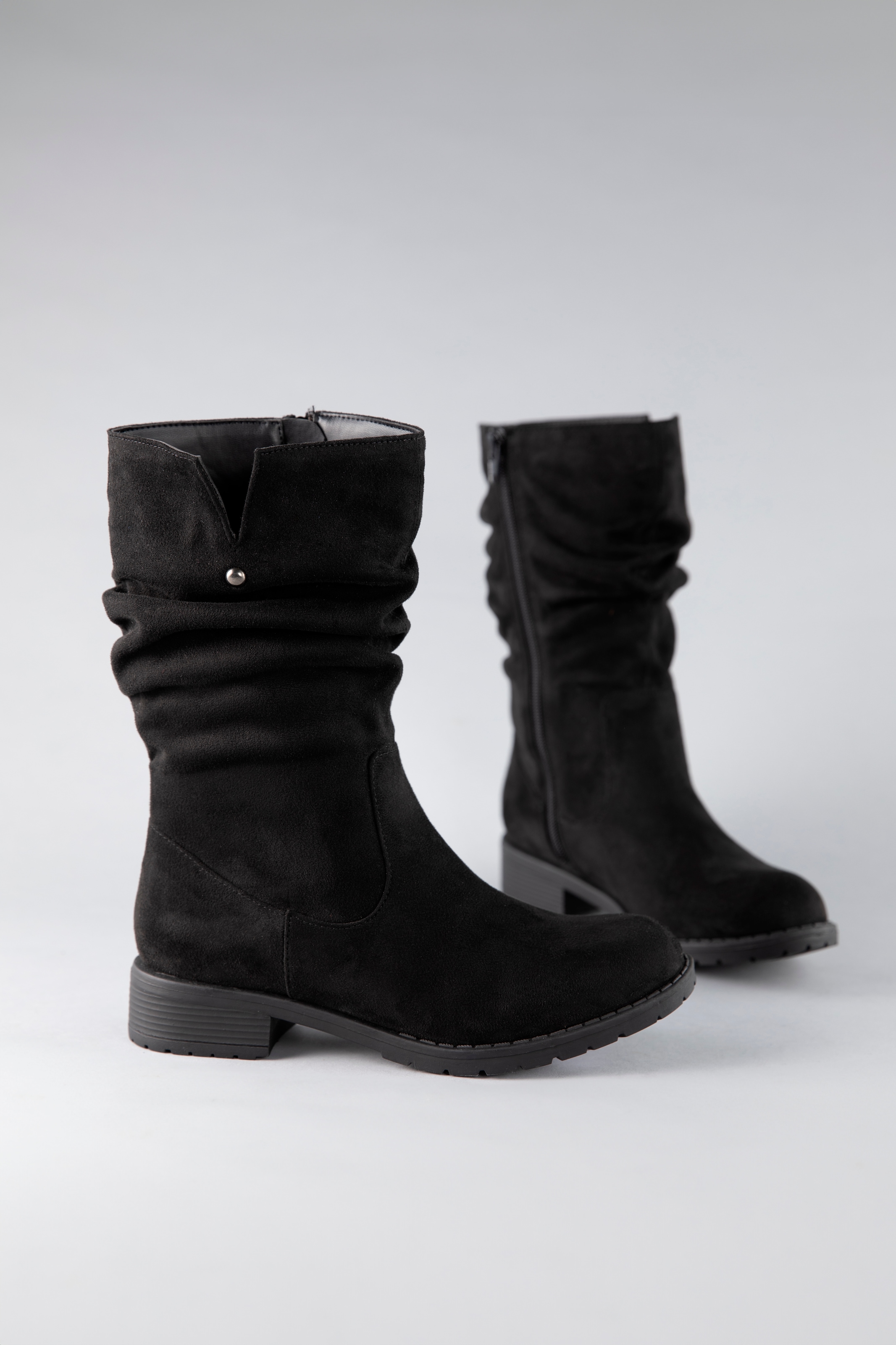 Stiefel, Stiefelette mit slouchy Schaft - NEUE KOLLEKTION, in bequemer Form