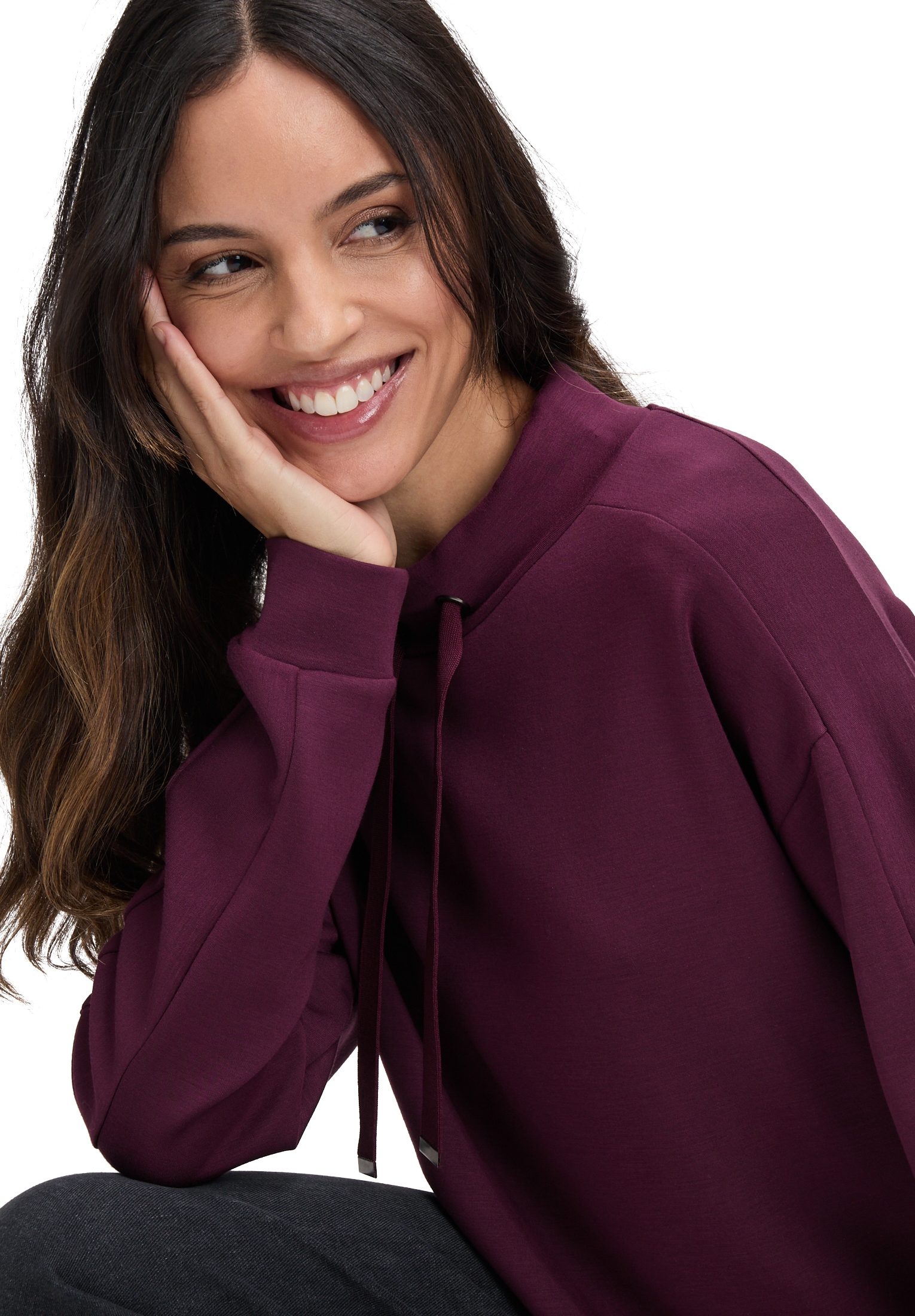 Betty&Co Sweatshirt »Betty & Co Damen Sweatshirt mit Stehkragen«