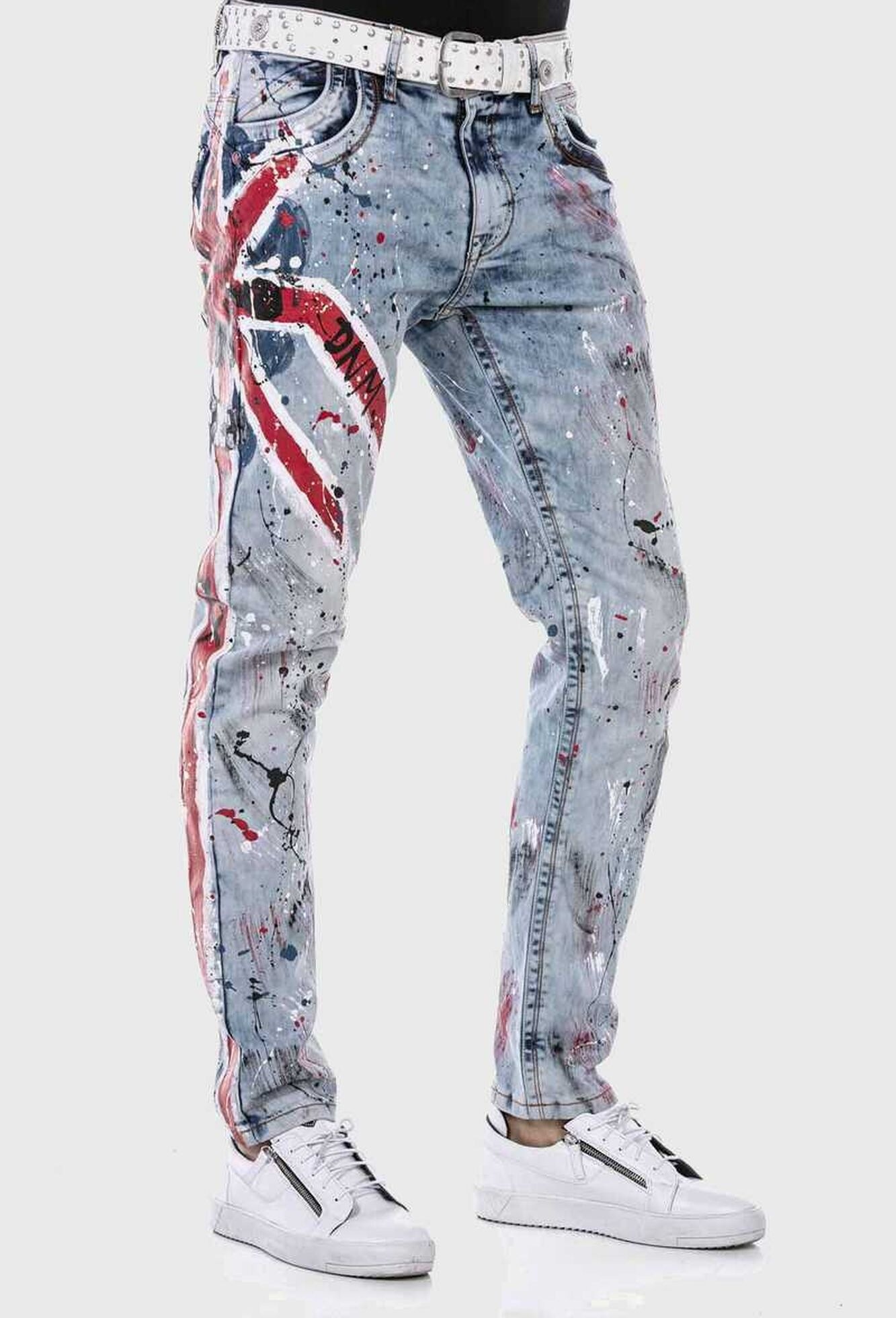 Cipo & Baxx 5-Pocket-Jeans »Cipo & Baxx Jeans« mit coolem Print