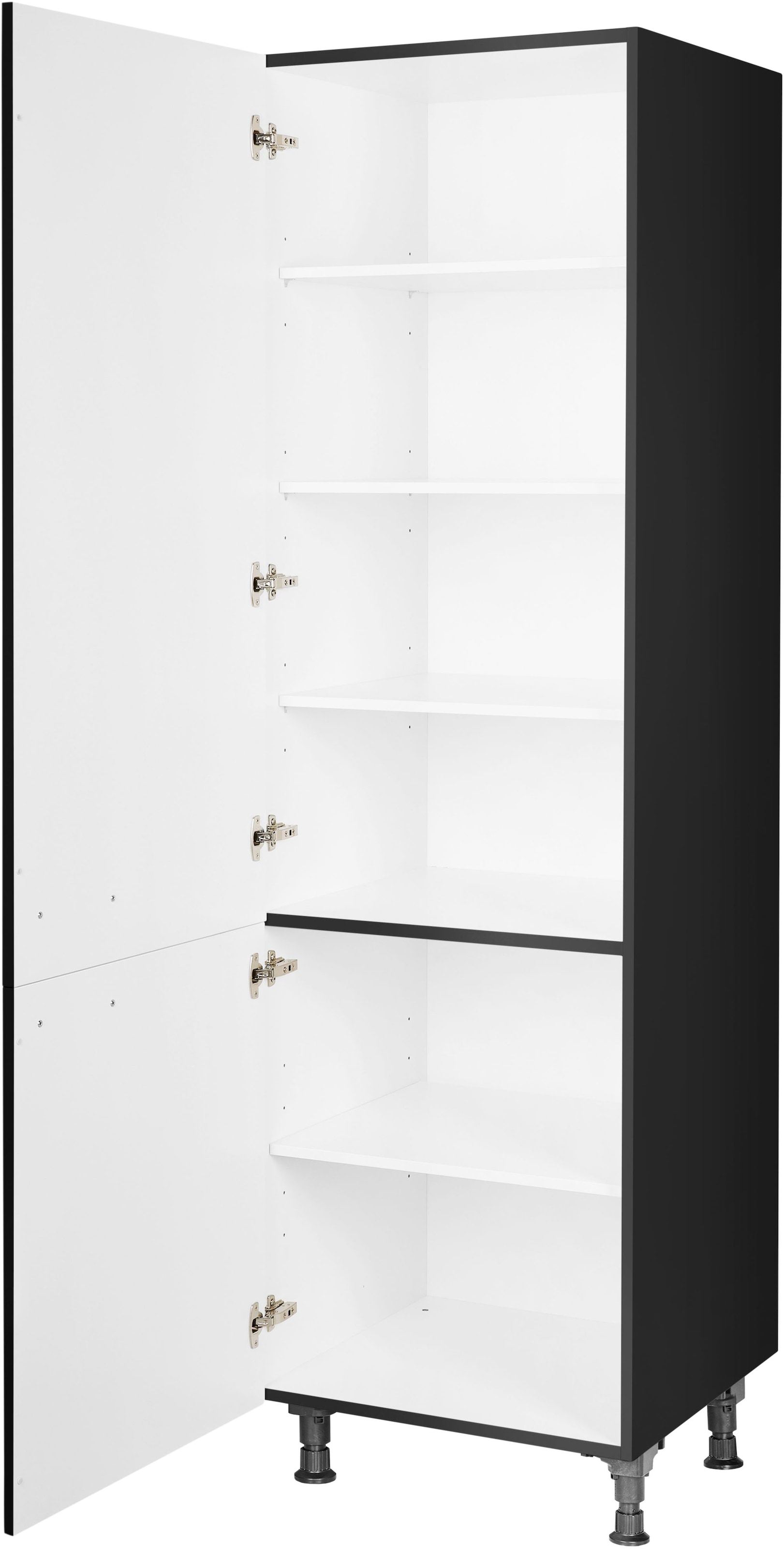 nobilia® Hochschrank »"Touch", Ausrichtung wählbar, mit zwei Türen, vormontiert,«, Breite/Höhe: 60/216,6 cm