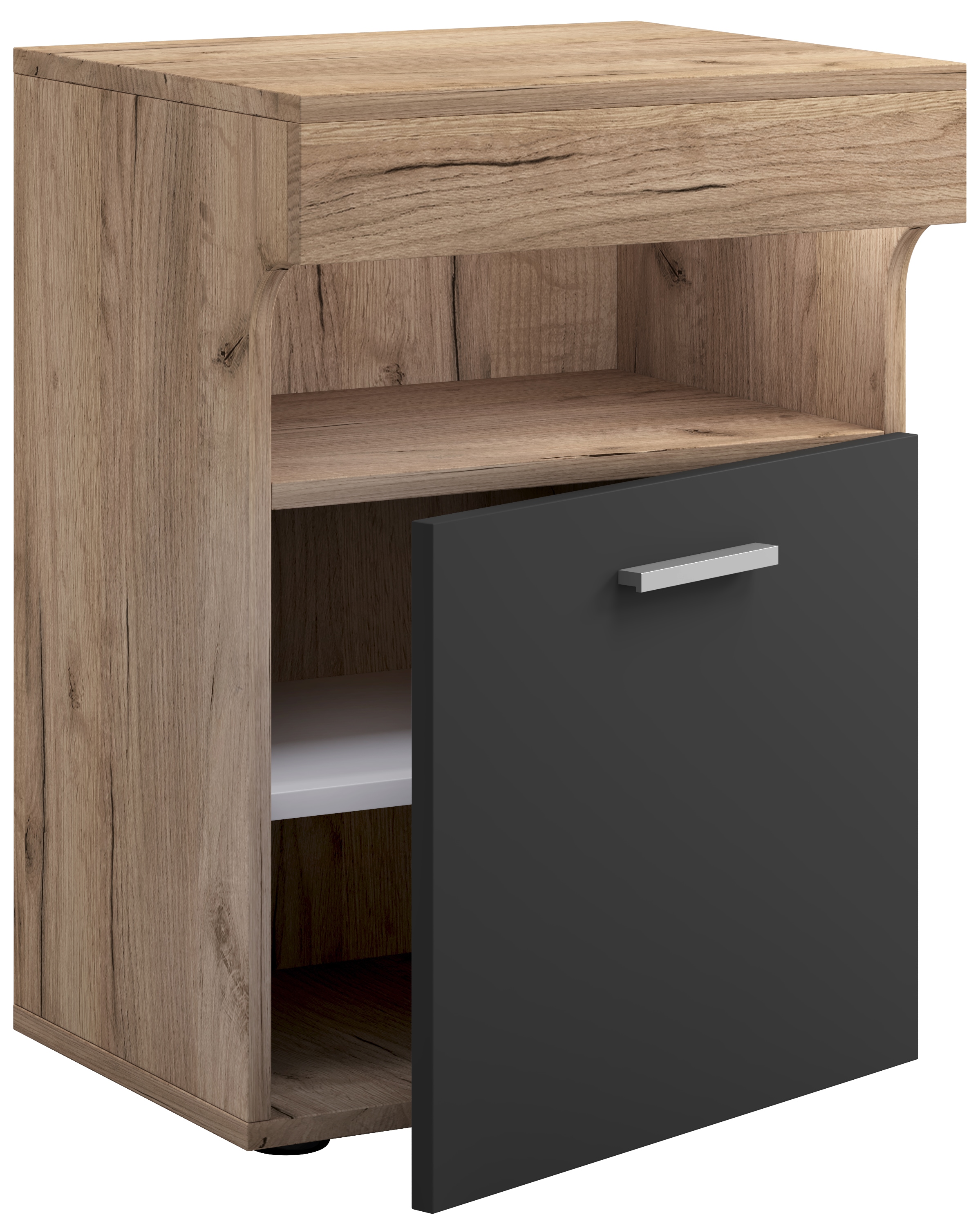 VCM Nachttisch »Holz Nachttisch Nachtschrank Schublade Slepal M«