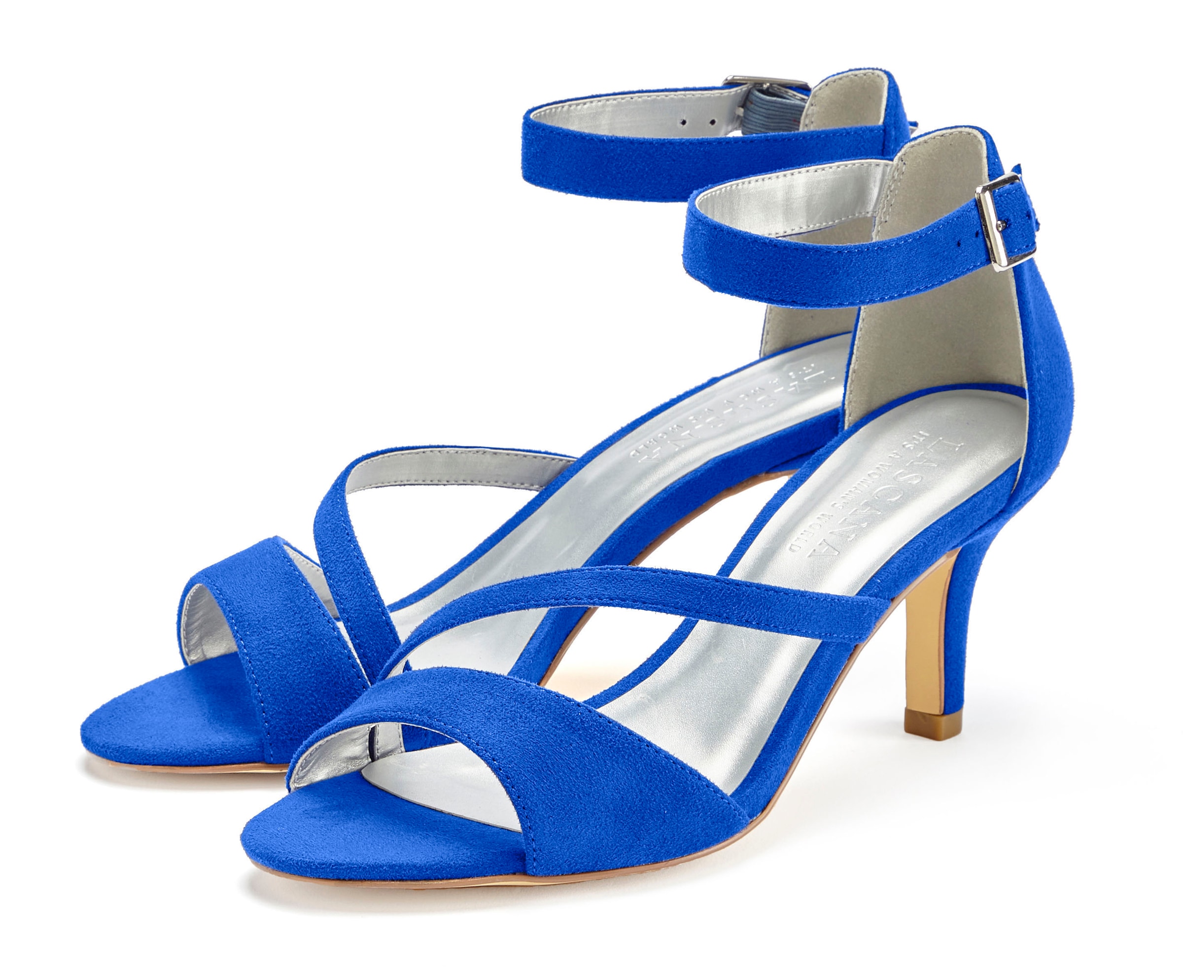 LASCANA Sandalette "offener Schuh, Riemchensandalette, Sommerschuh" High-He günstig online kaufen