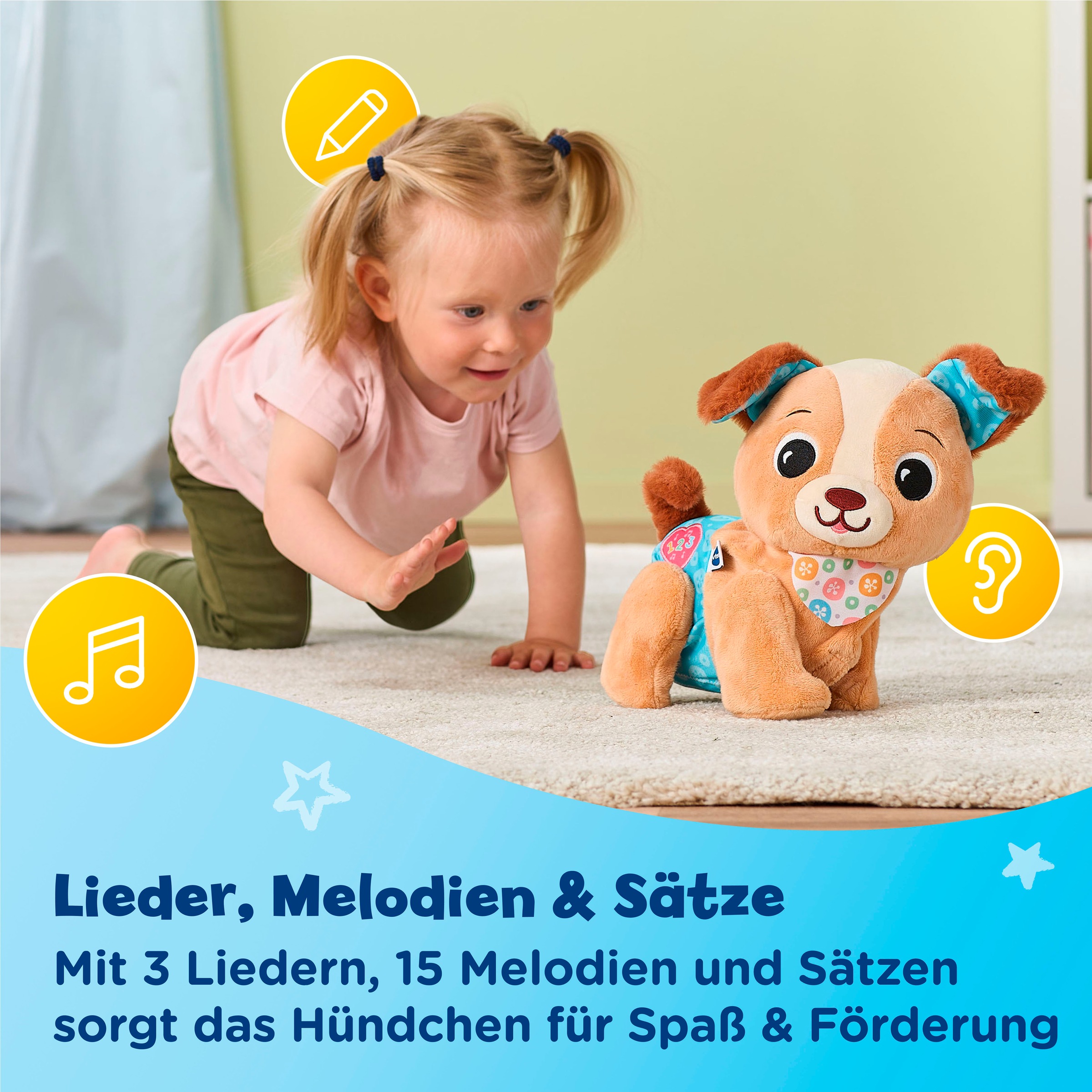 Vtech® Plüschfigur »Krabbel-mit-mir-Hündchen«