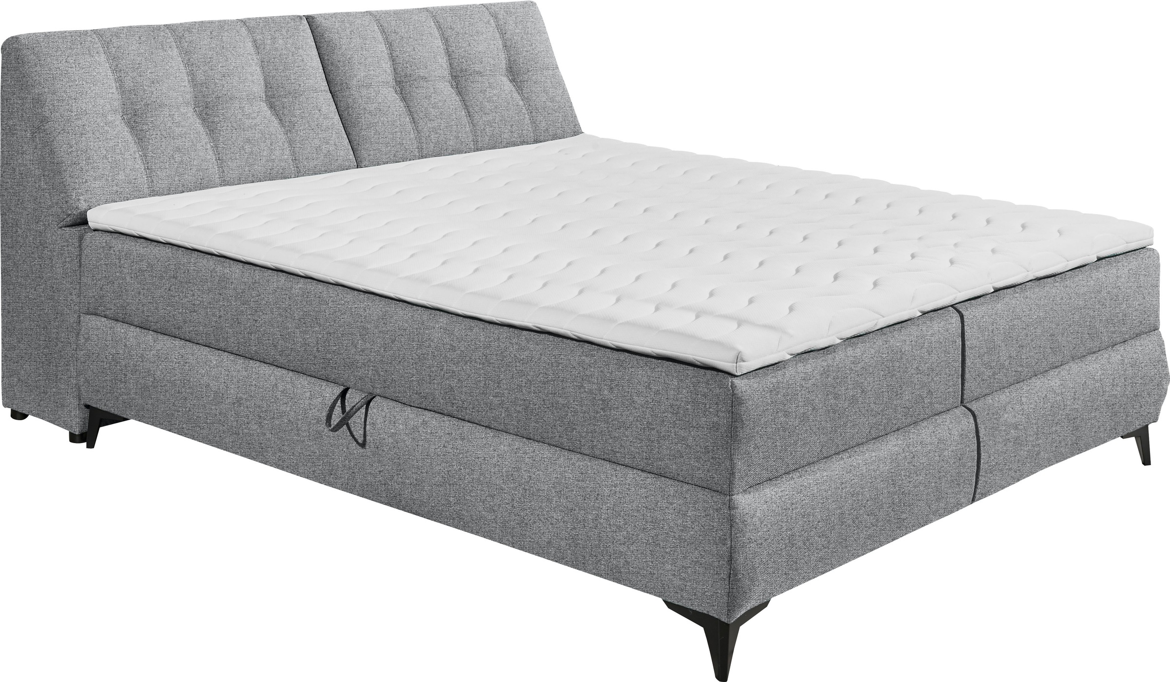 ED EXCITING DESIGN Boxbett "Atlantis", mit Bettkasten und Stauraum im Kopft günstig online kaufen