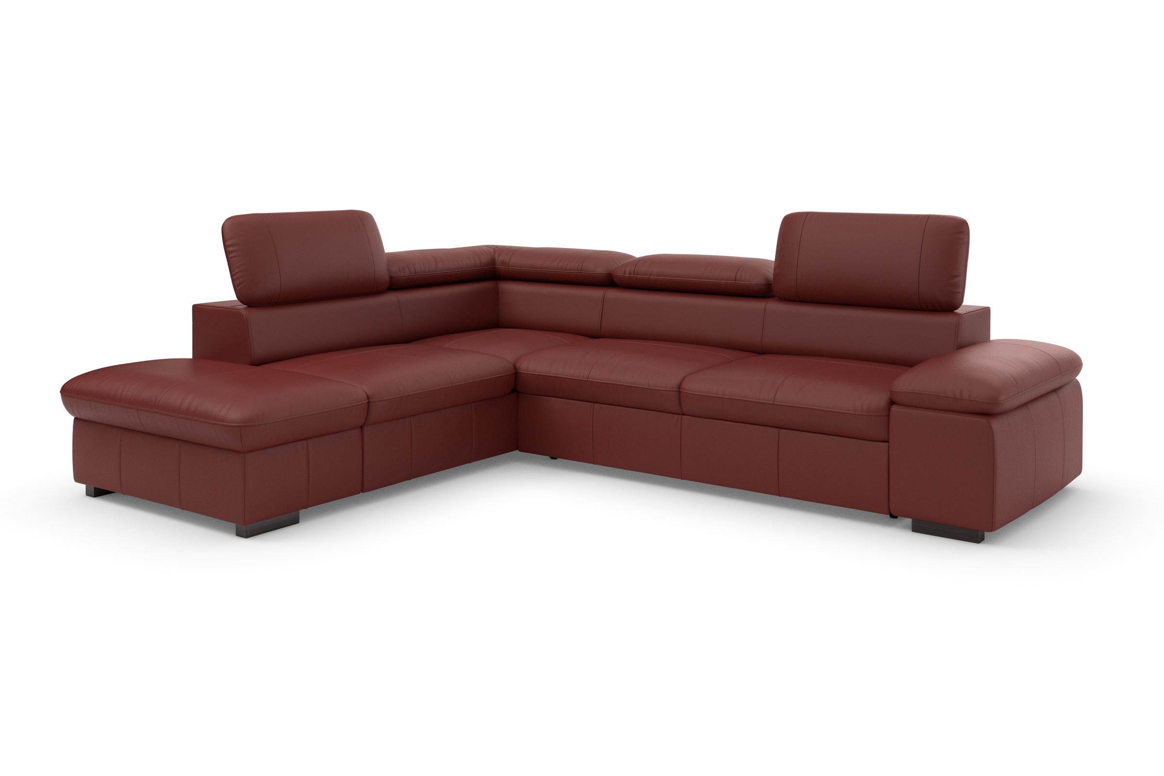 Home affaire Ecksofa »Alberto L-Form«, mit Kopfteilverstellung, wahlweise mit Bettfunktion