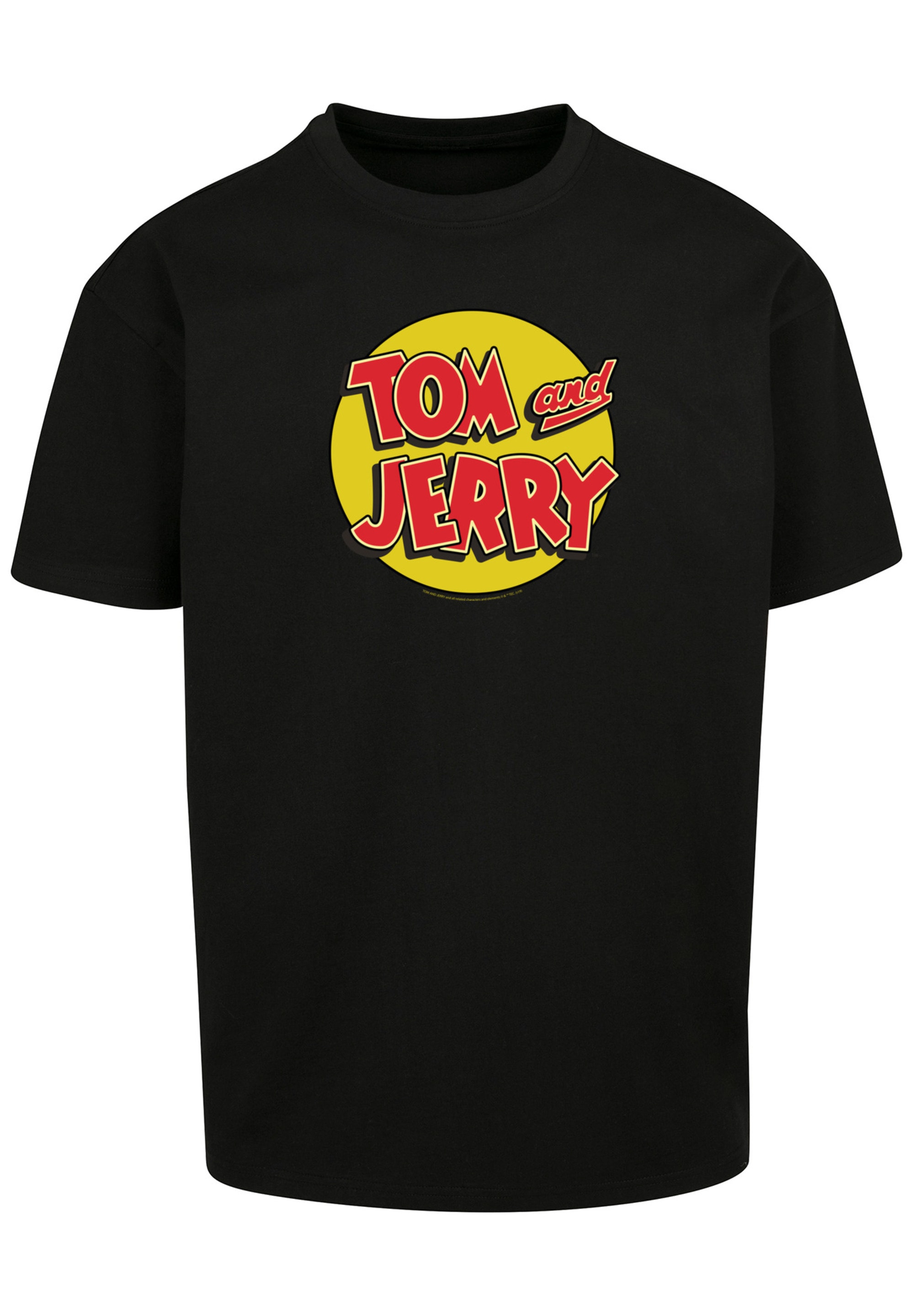F4NT4STIC T-Shirt »Tom And Jerry Circle Logo«, Print