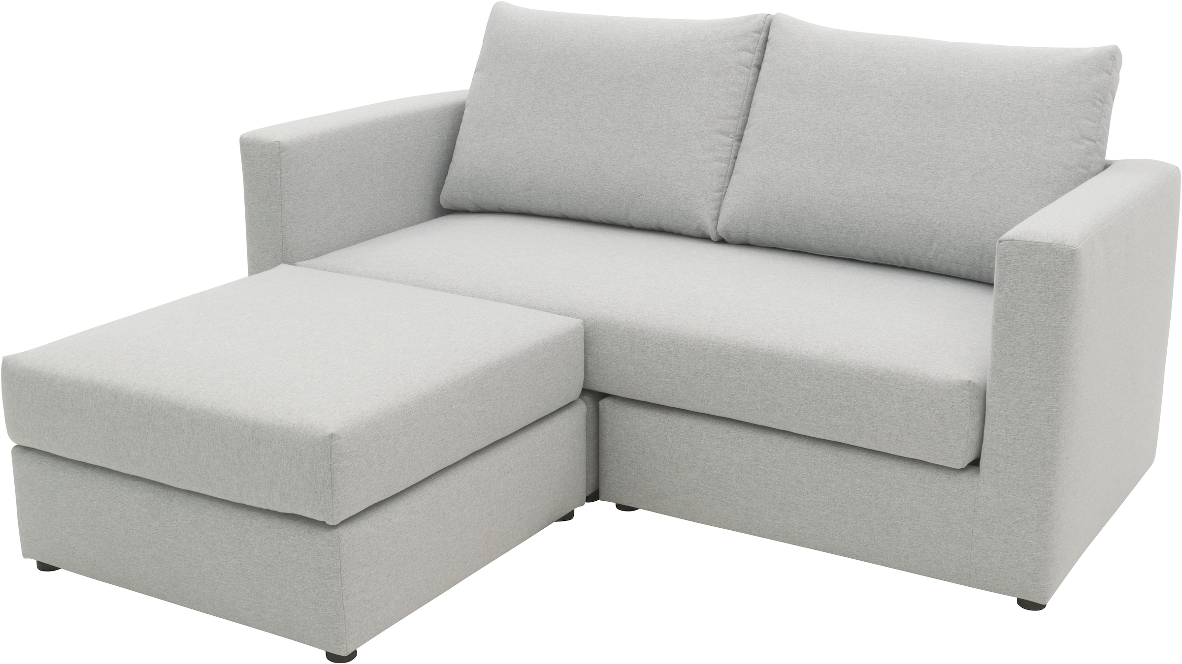 DOMO collection 2-Sitzer »800015, als Sitzmöbel oder Schlafgelegenheit nutzbar, Schlafsofa«, Sitzfläche mit Federkern, inkl. 2 Rückenkissen