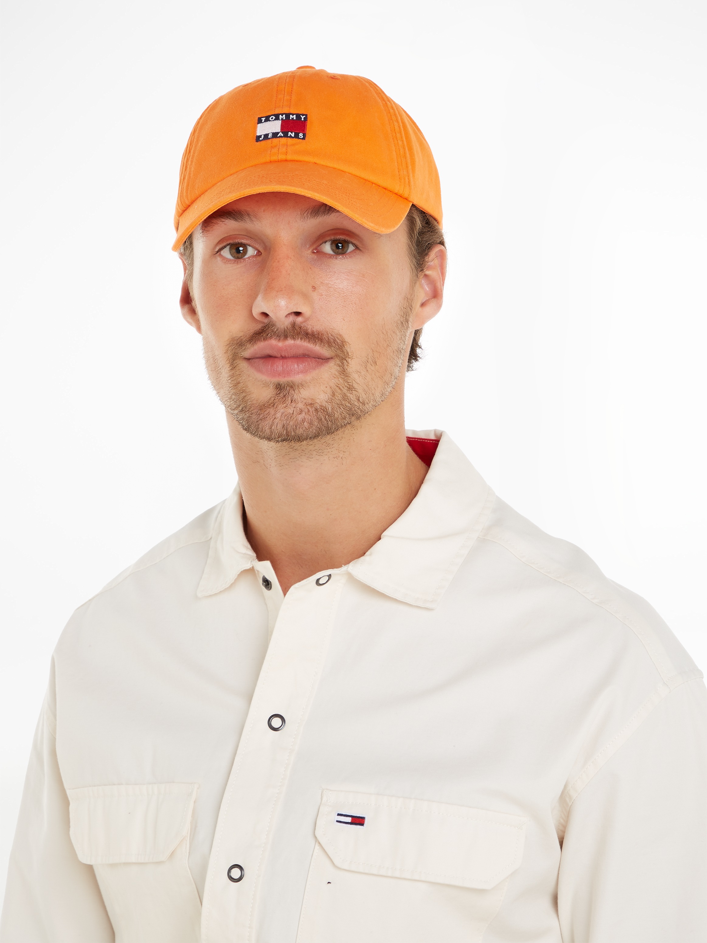 Thumbnail - Tommy Jeans Baseball Cap "TJM HERITAGE CAP" mit großer Logostickerei