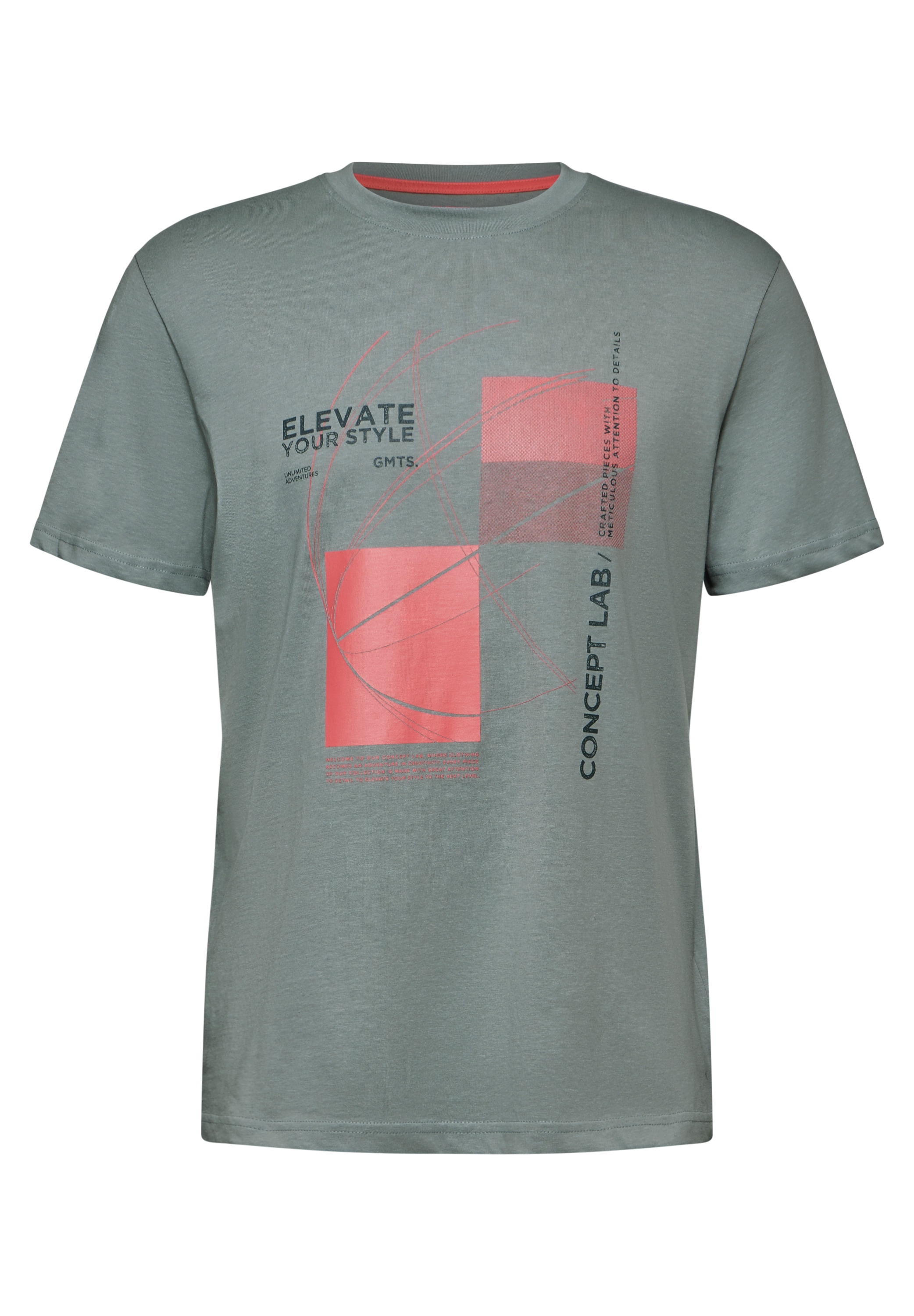 STREET ONE MEN T-Shirt, aus reiner Baumwolle