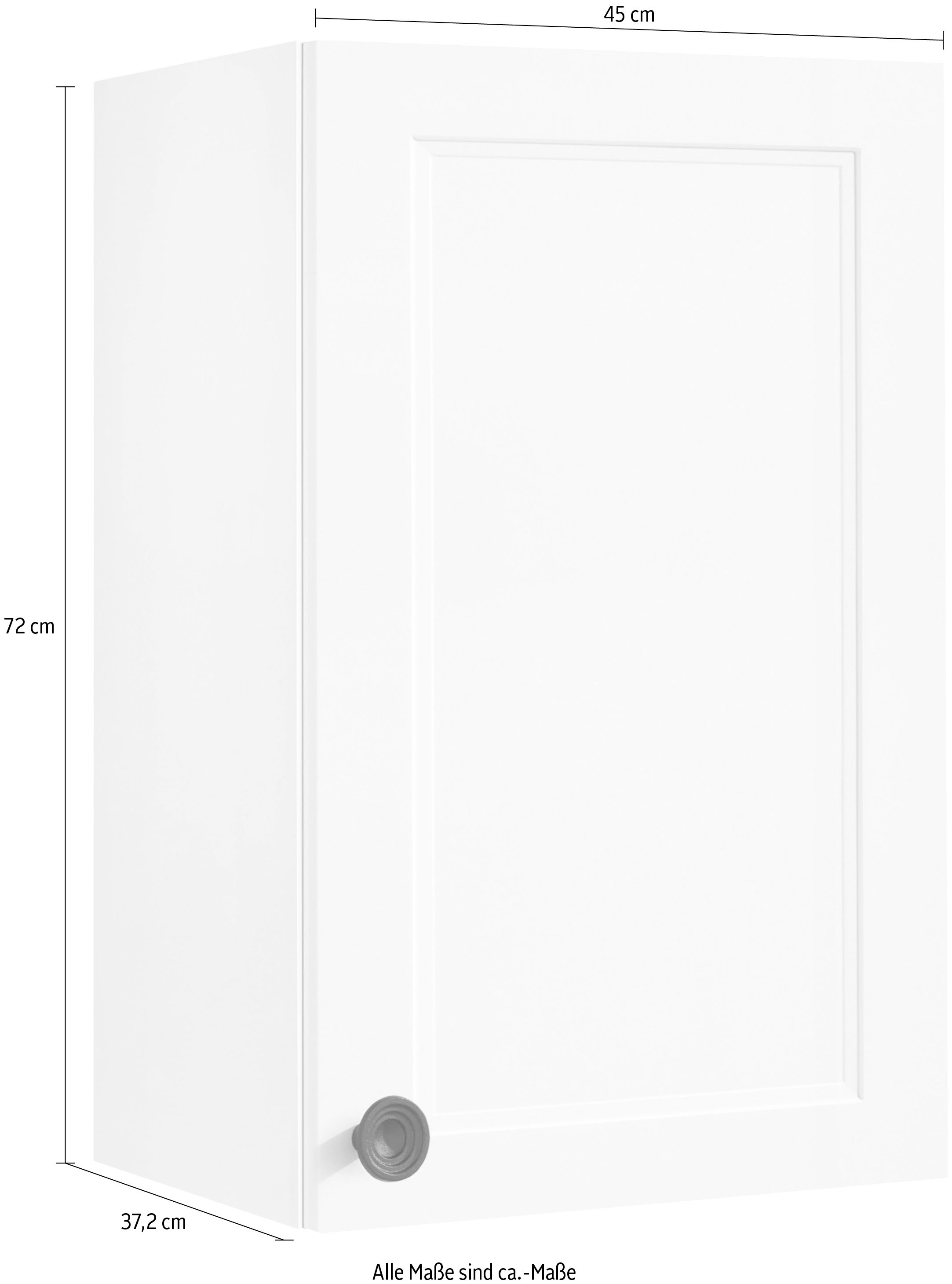 nobilia® Hängeschrank »"Cascada", Ausrichtung wählbar, vormontiert,«, in drei Breiten: 30, 40 und 60 cm, mit Soft-Close-Funktion