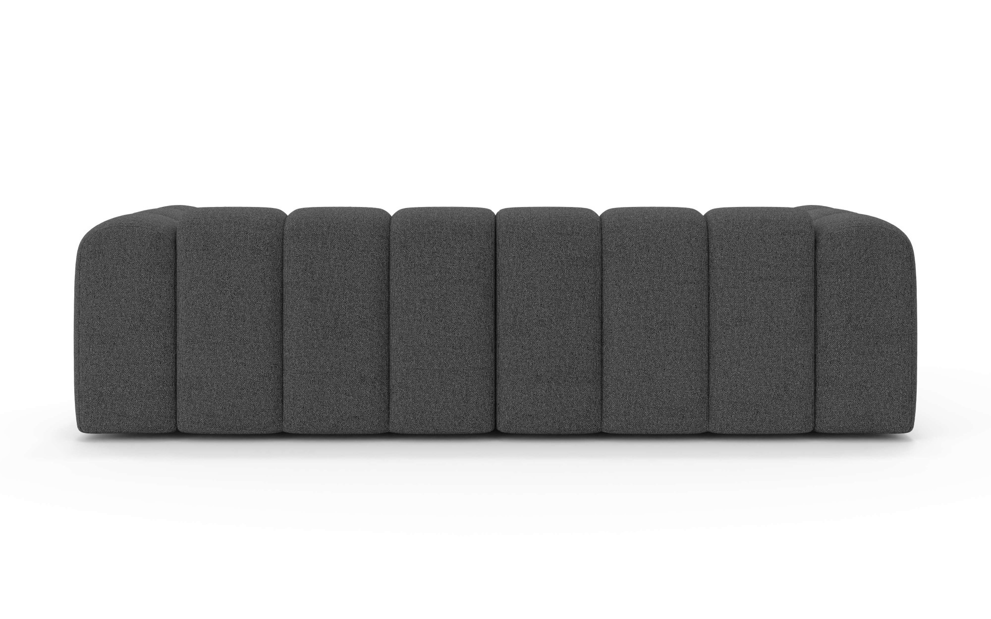 OTTO home Ecksofa »KALLIE Design-Sofa mit Wellenunterfederung, Bubble-Optik, 248/186/72cm«, moderne Steppung, hoher Sitzkomfort und modernes Design