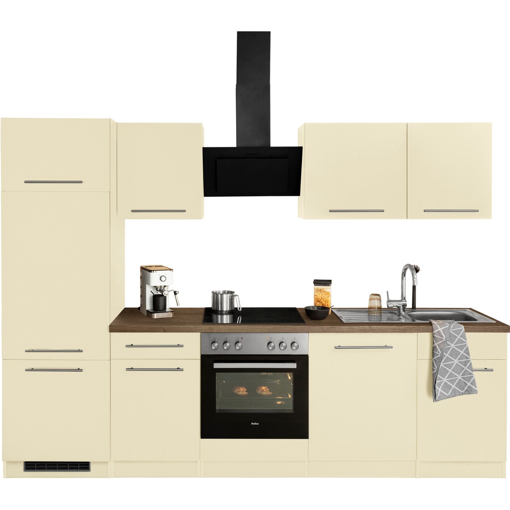 wiho Küchen Küchenzeile »Unna«, ohne E-Geräte, Breite 280 cm