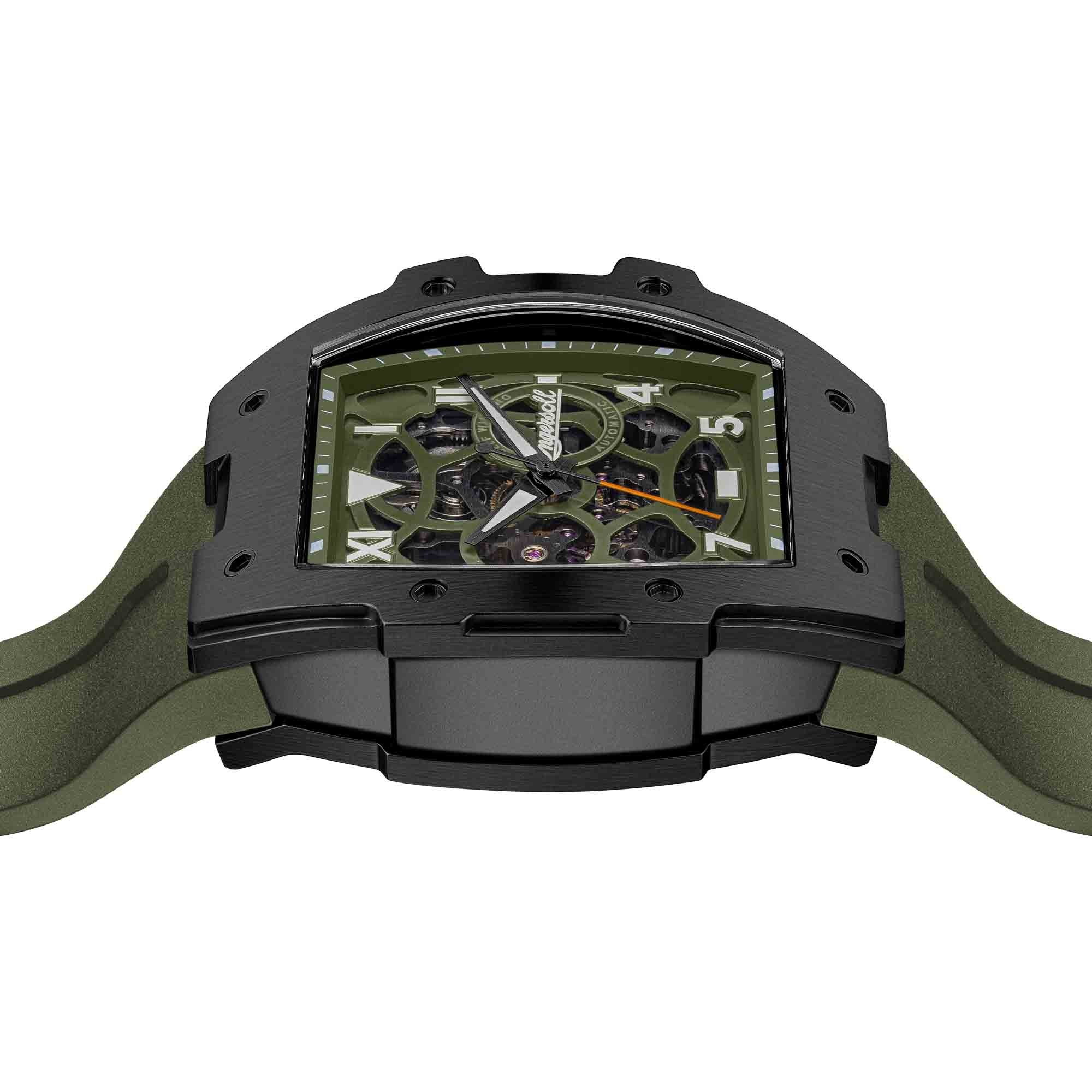 Ingersoll Automatikuhr »The Play« Armbanduhr, Herrenuhr, Mechanische Uhr, Silikonarmband, analog
