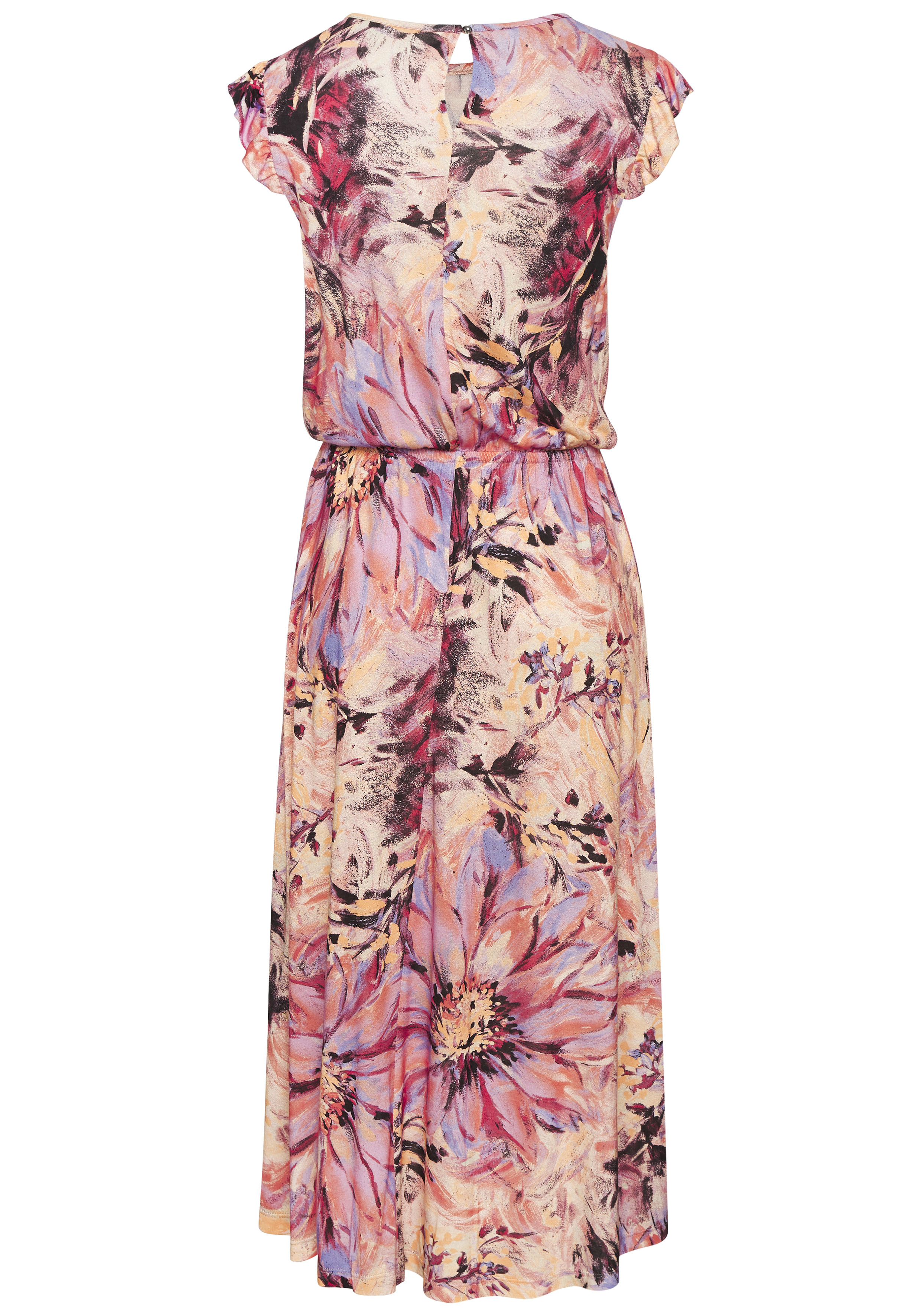 Thumbnail - LASCANA Midikleid mit Rüschenärmeln