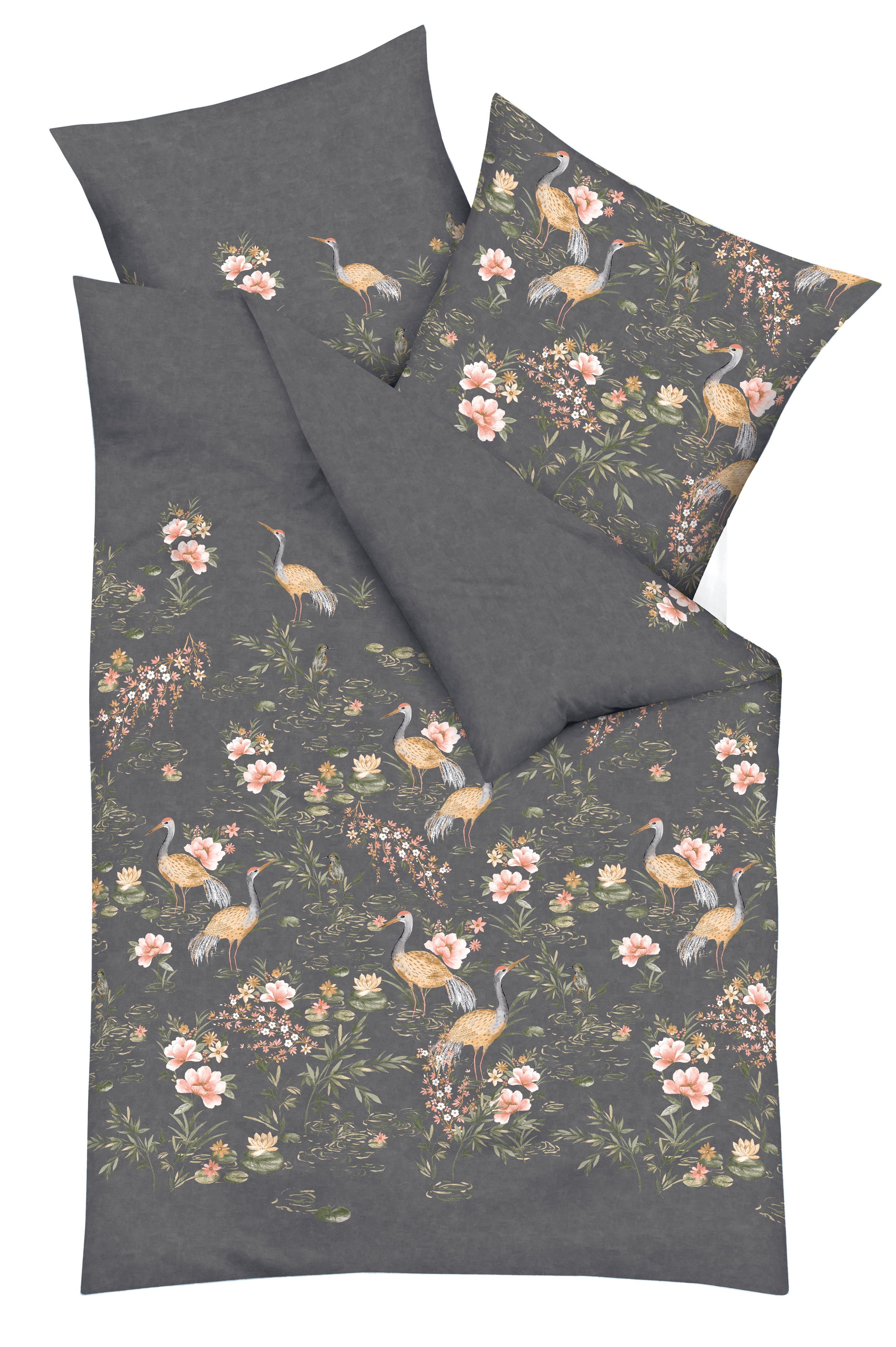 Kaeppel Bettwäsche "Pagode" 2 Stk. tlg. Mit Blumen günstig online kaufen