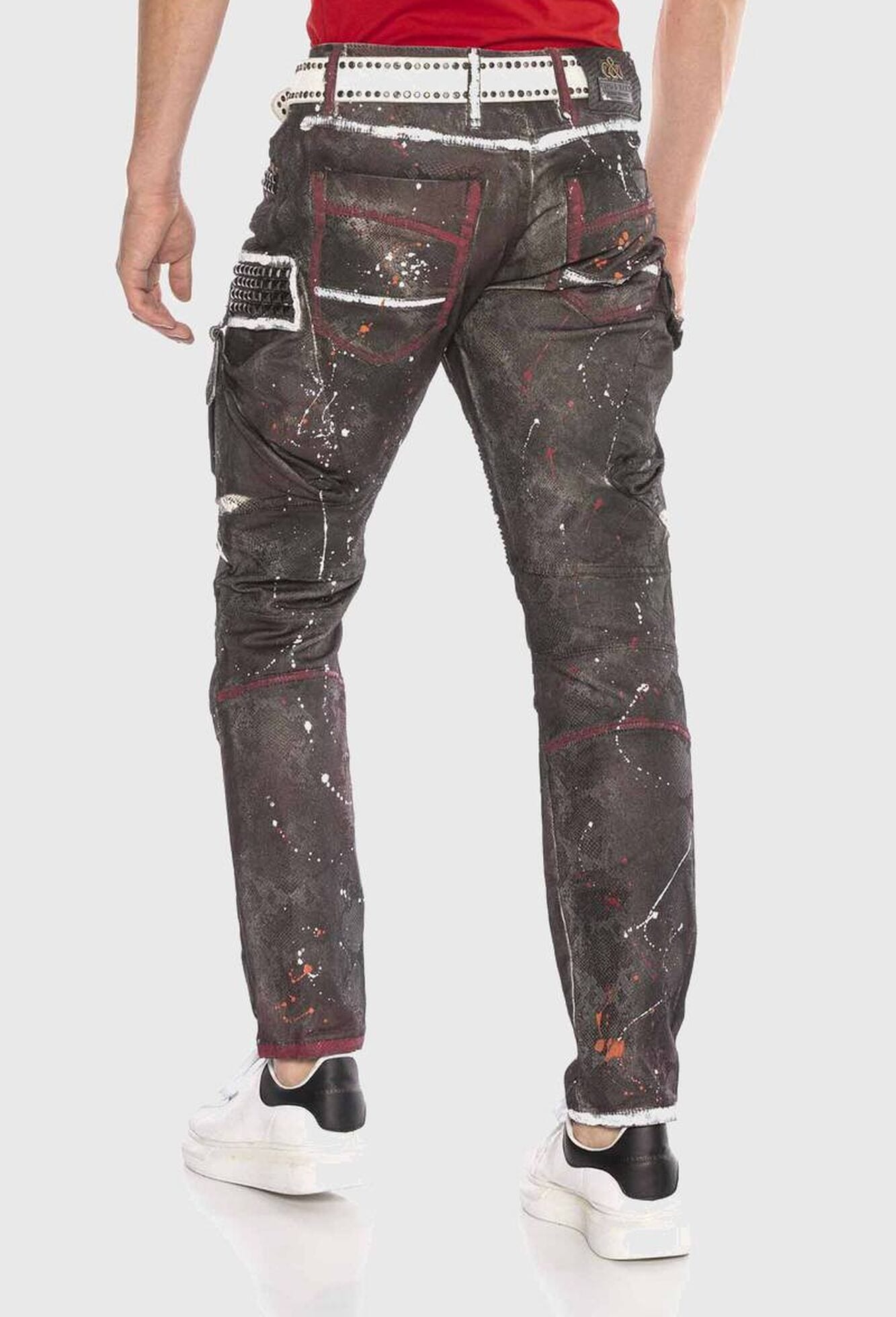Cipo & Baxx 5-Pocket-Jeans »Cipo & Baxx Jeans« mit coolem Print