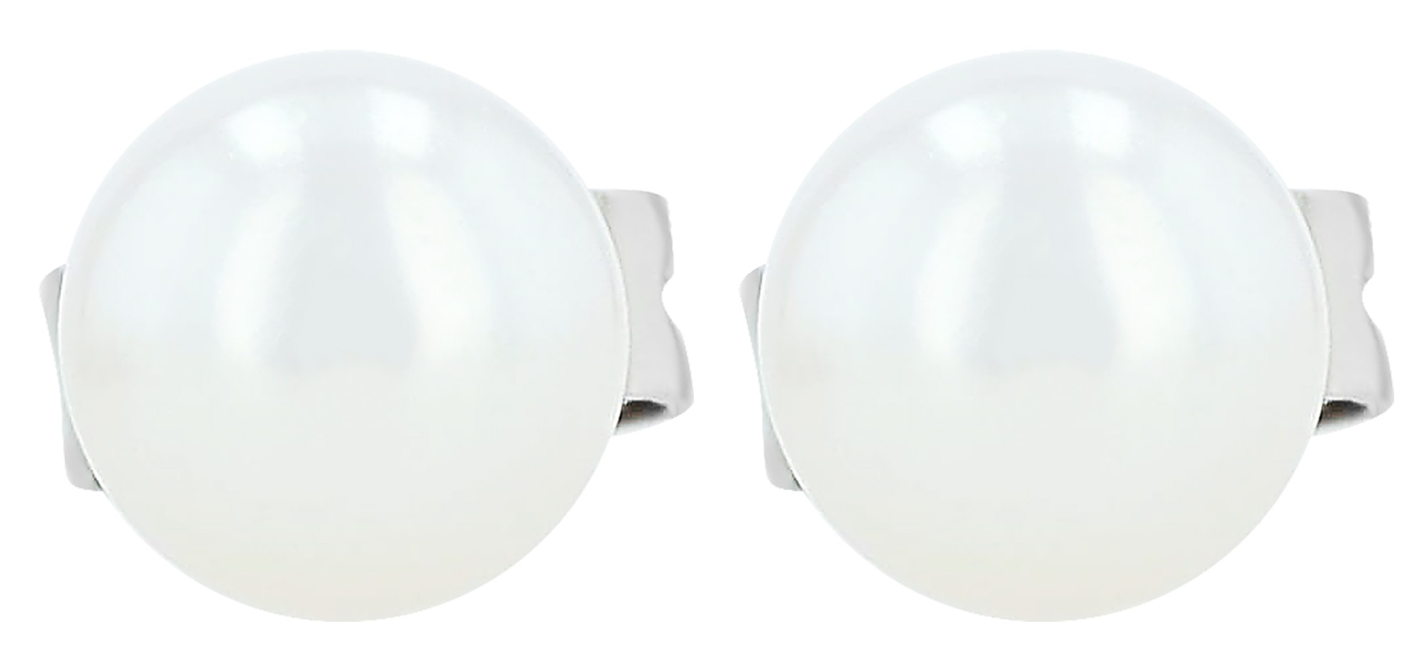 Adelia´s Paar Ohrhänger "Damen Ohrringe – Ohrstecker aus Edelstahl mit Perl günstig online kaufen