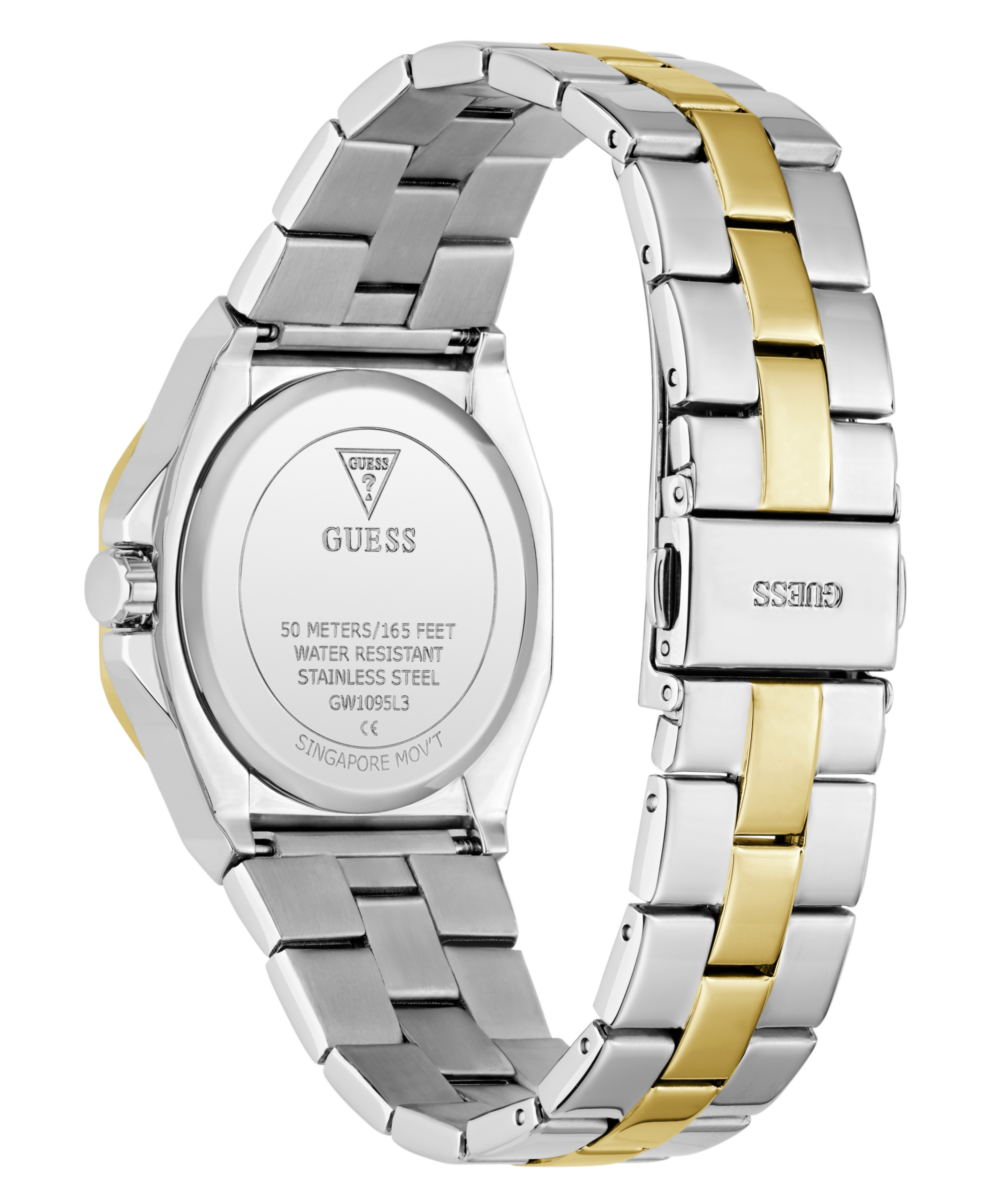 Guess Quarzuhr »EMPRESS« Armbanduhr, Damenuhr, Edelstahlarmband, analog
