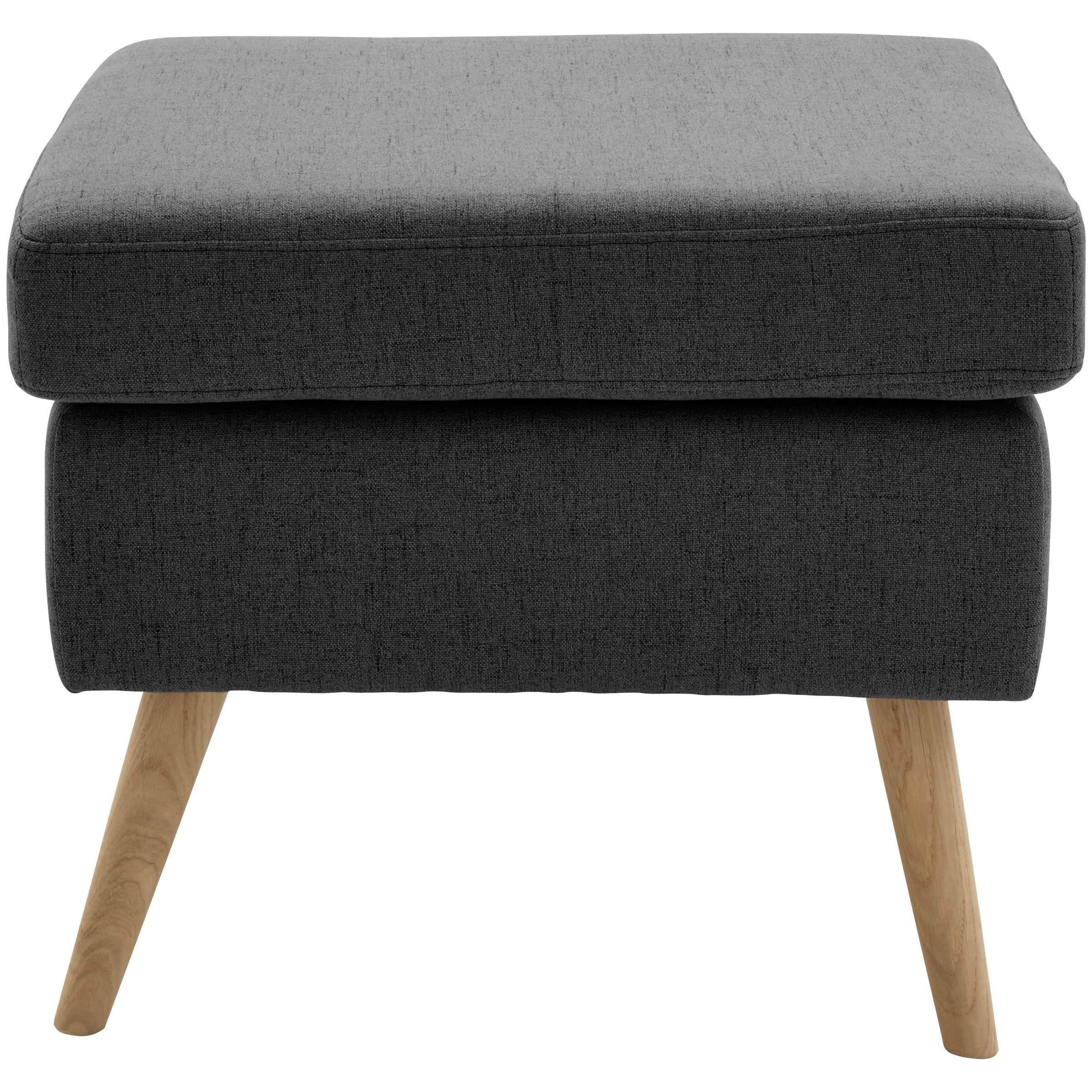 Home affaire Hocker "Salla" Bezug auch in Luxus-Microfaser in Teddyfellopti günstig online kaufen