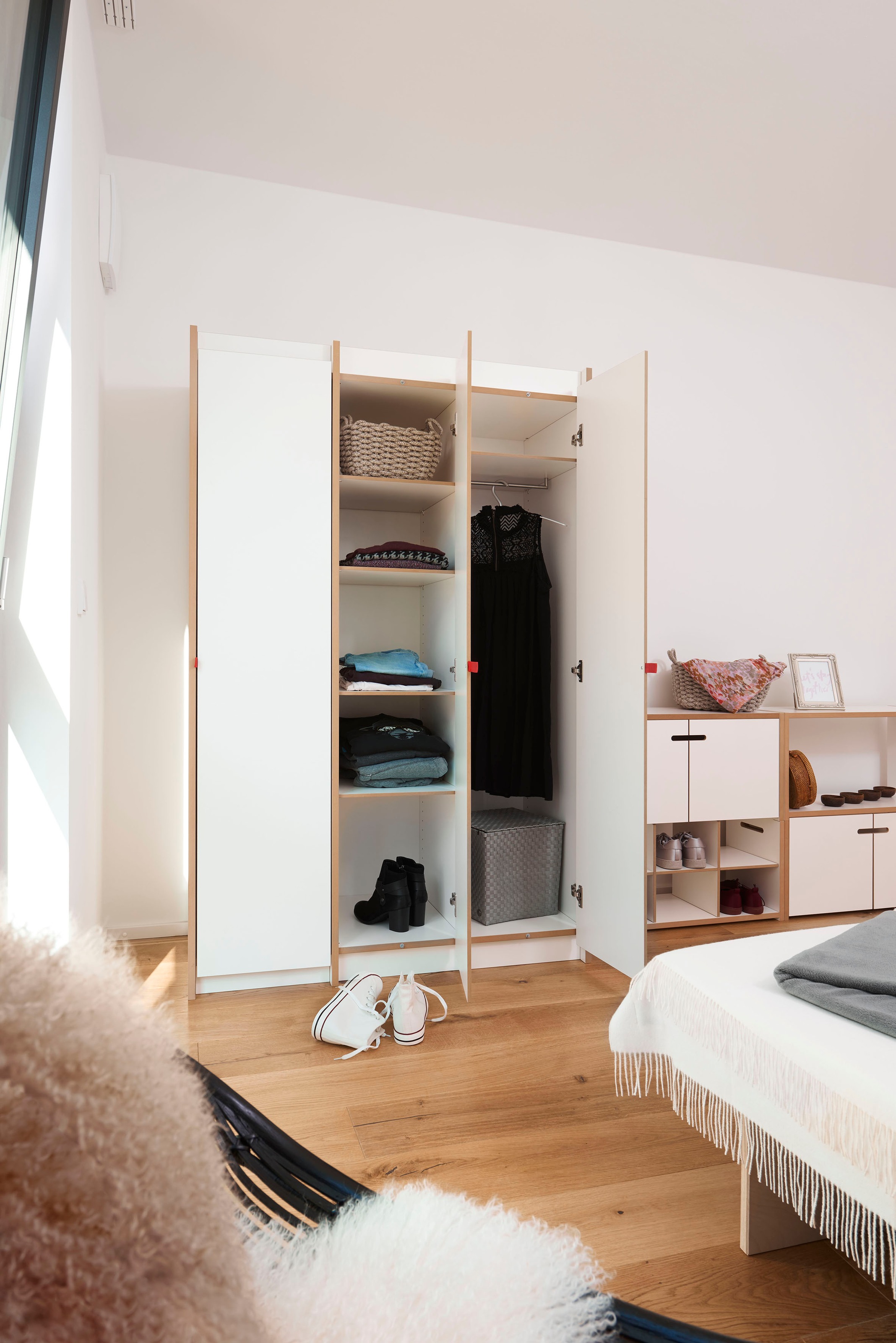 Tojo Mehrzweckschrank "steh Set" Set, 3 Stk. tlg. inkl. Kleiderstangen, Bre günstig online kaufen