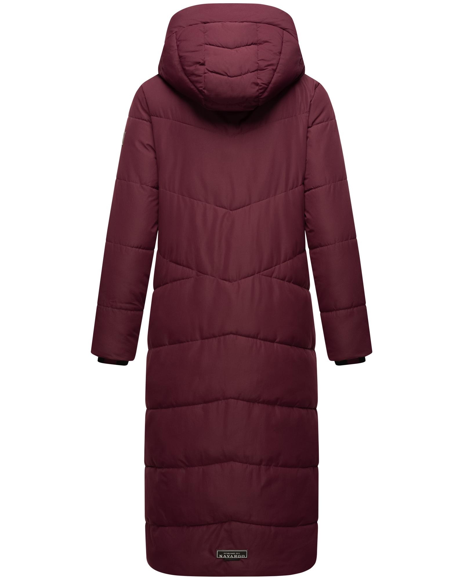Thumbnail - Navahoo Steppmantel "Hingucker XIV" Damen Wintermantel mit abnehmbaren Kunstfellkragen