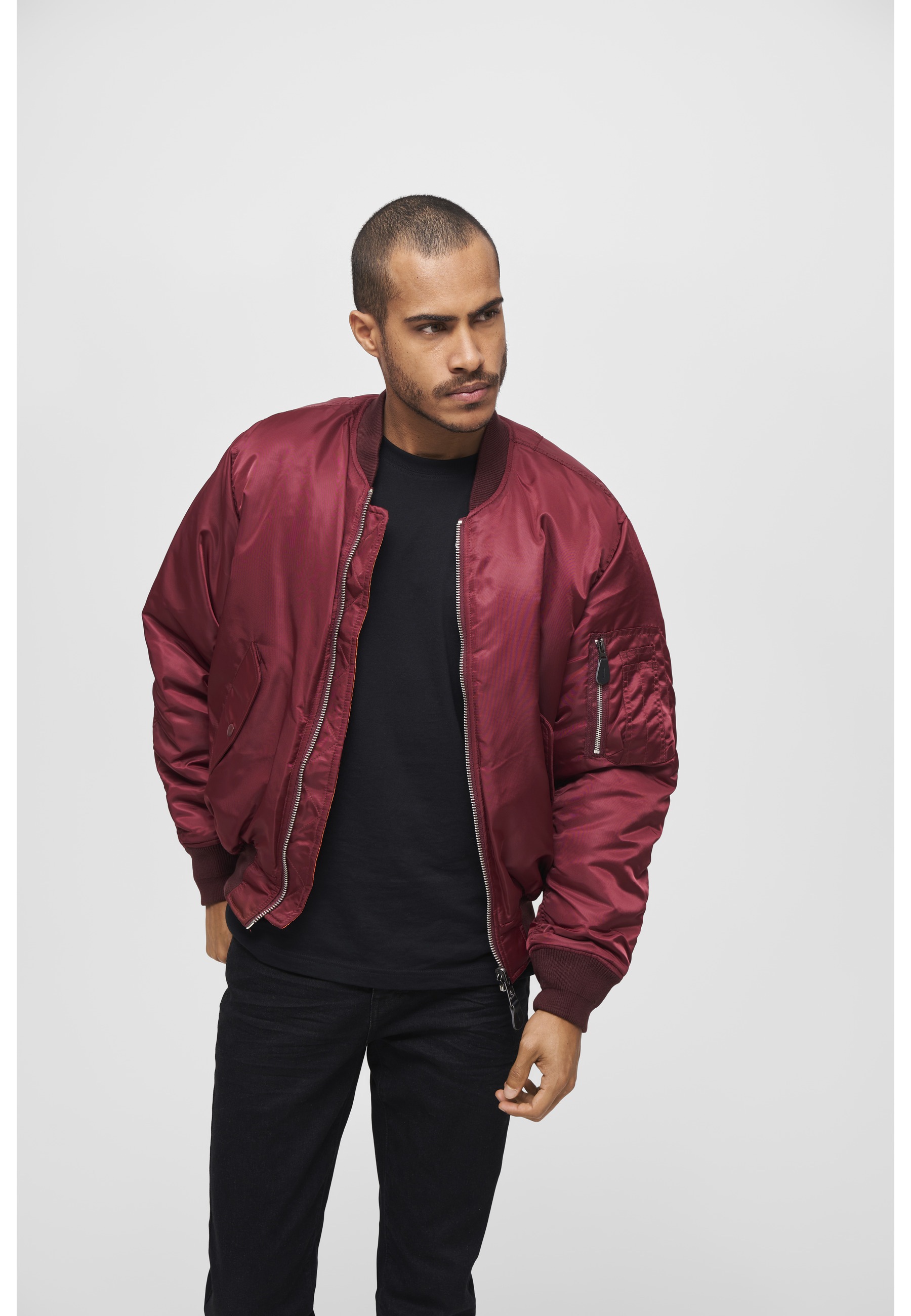 Brandit MA1 Bomberjacke Bordeaux XXL 4