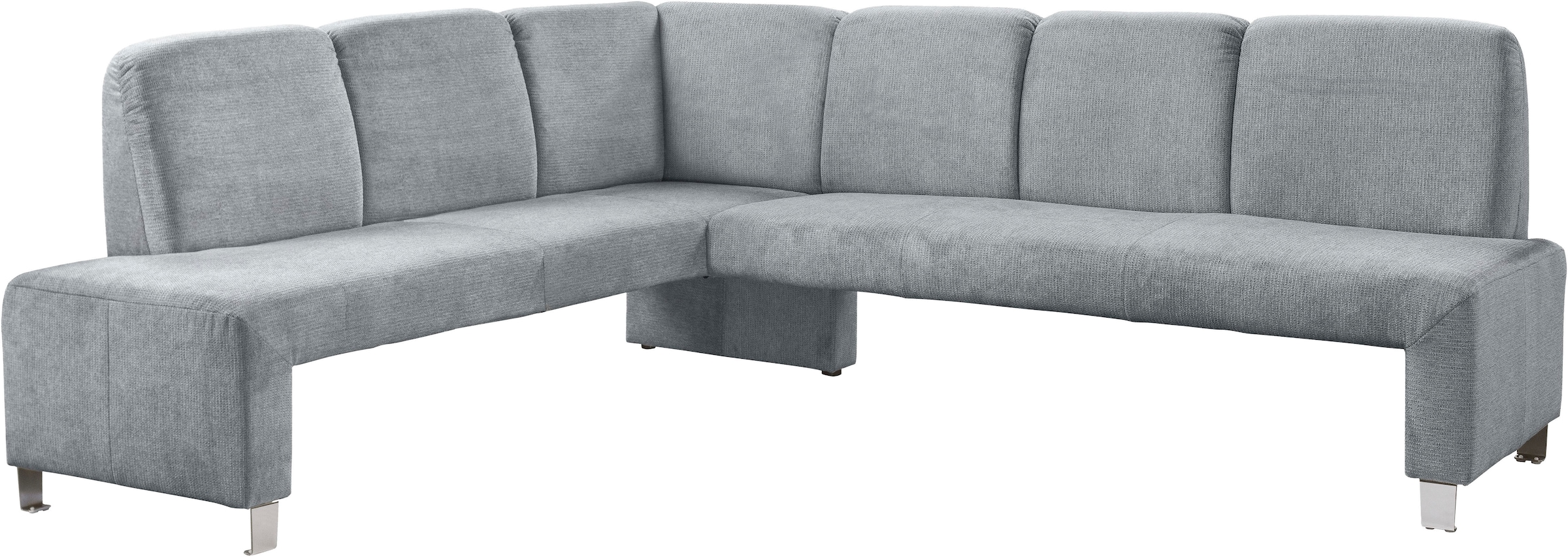 exxpo - sofa fashion Eckbank "Intenso, modern, 263/198 cm (B/T)" hohe Bodenfreiheit, frei im Raum stellbar, hoher Sitzkomfort