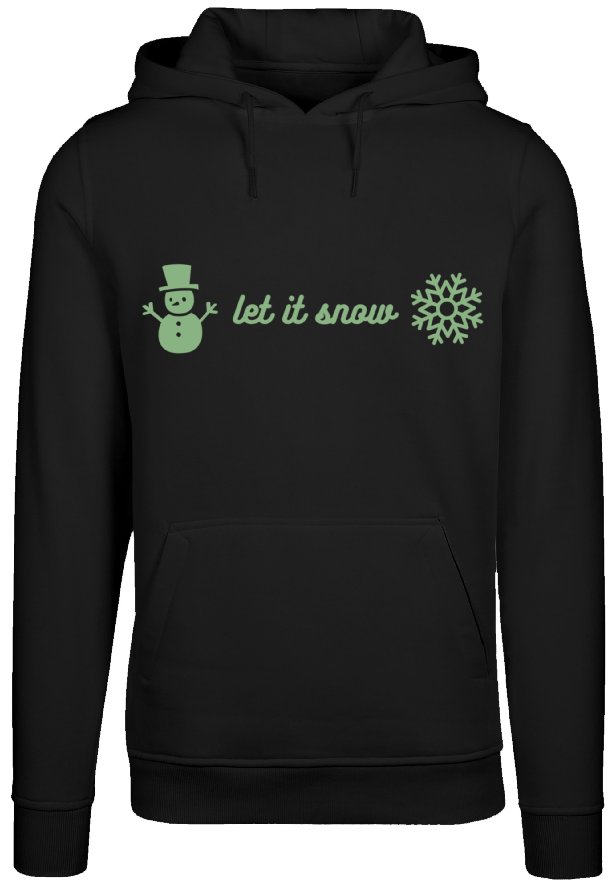 F4NT4STIC Kapuzenpullover »Weihnachten let it snow«, Premium Qualität, Weihnachten, Geschenk