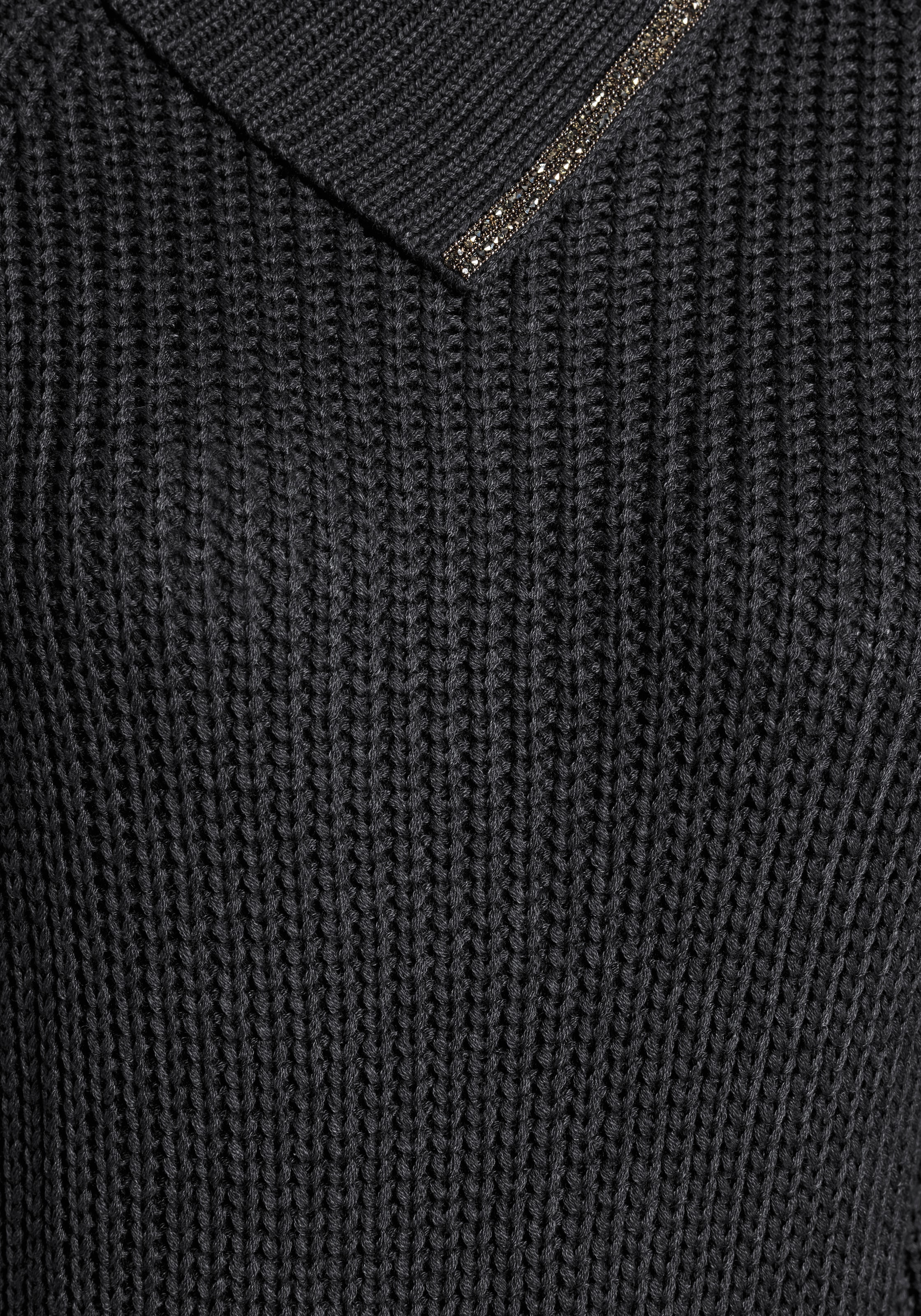 Laura Scott Strickpullover, mit elegantem Glitzerdetail
