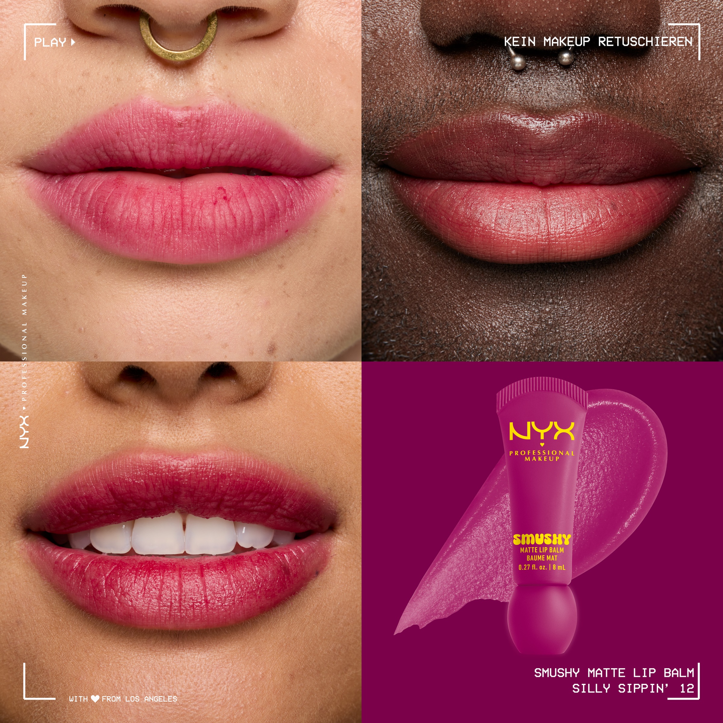 NYX Lippenbalsam »NYX Professional Makeup Smushy Matte Lip Balm«