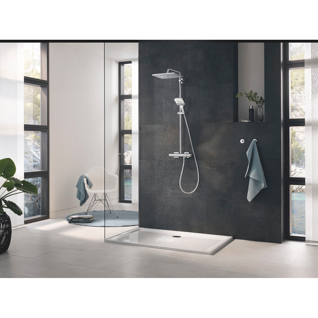 Grohe Duschsystem »Rainshower Smart Active«, (Packung), mit Wassersparfunktion