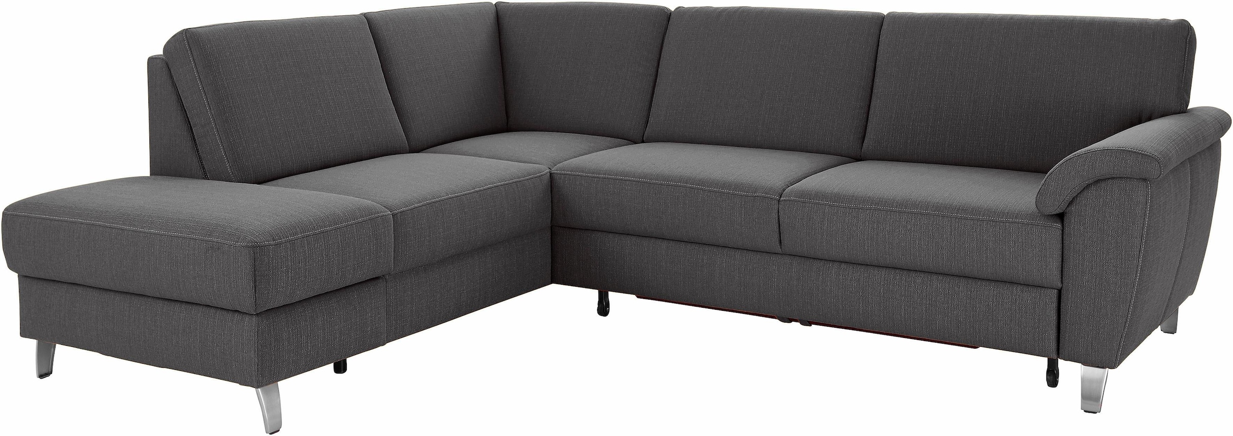 sit&more Ecksofa "Texel L-Form", mit Federkern, wahlweise mit Bettfunktion günstig online kaufen