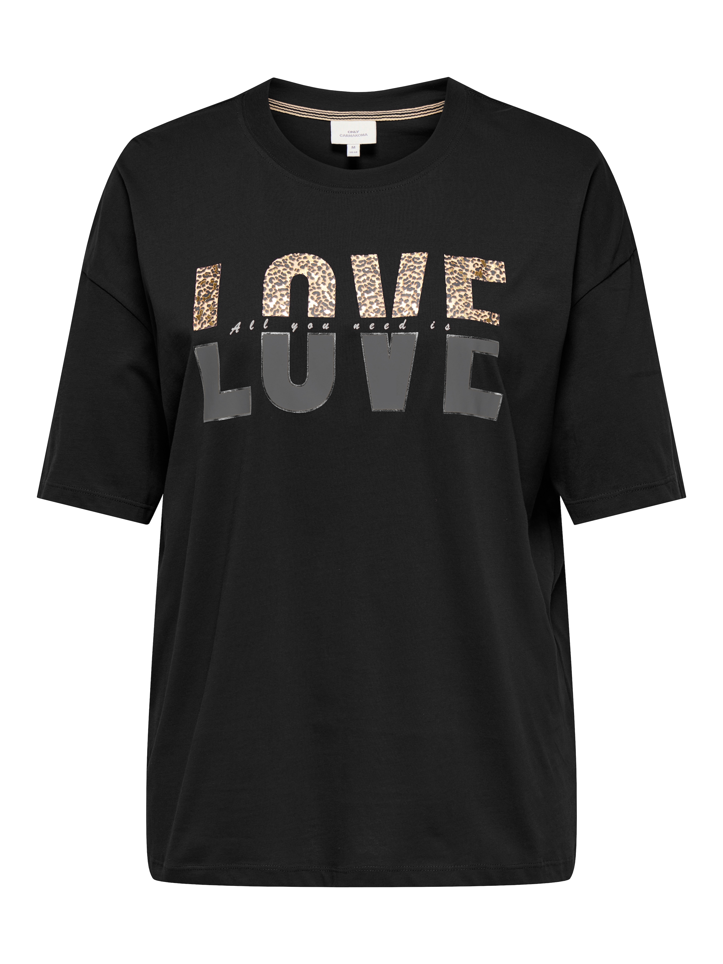 ONLY CARMAKOMA Kurzarmshirt "CARKOURTNEY SS O-NECK REG TEE JRS" günstig online kaufen