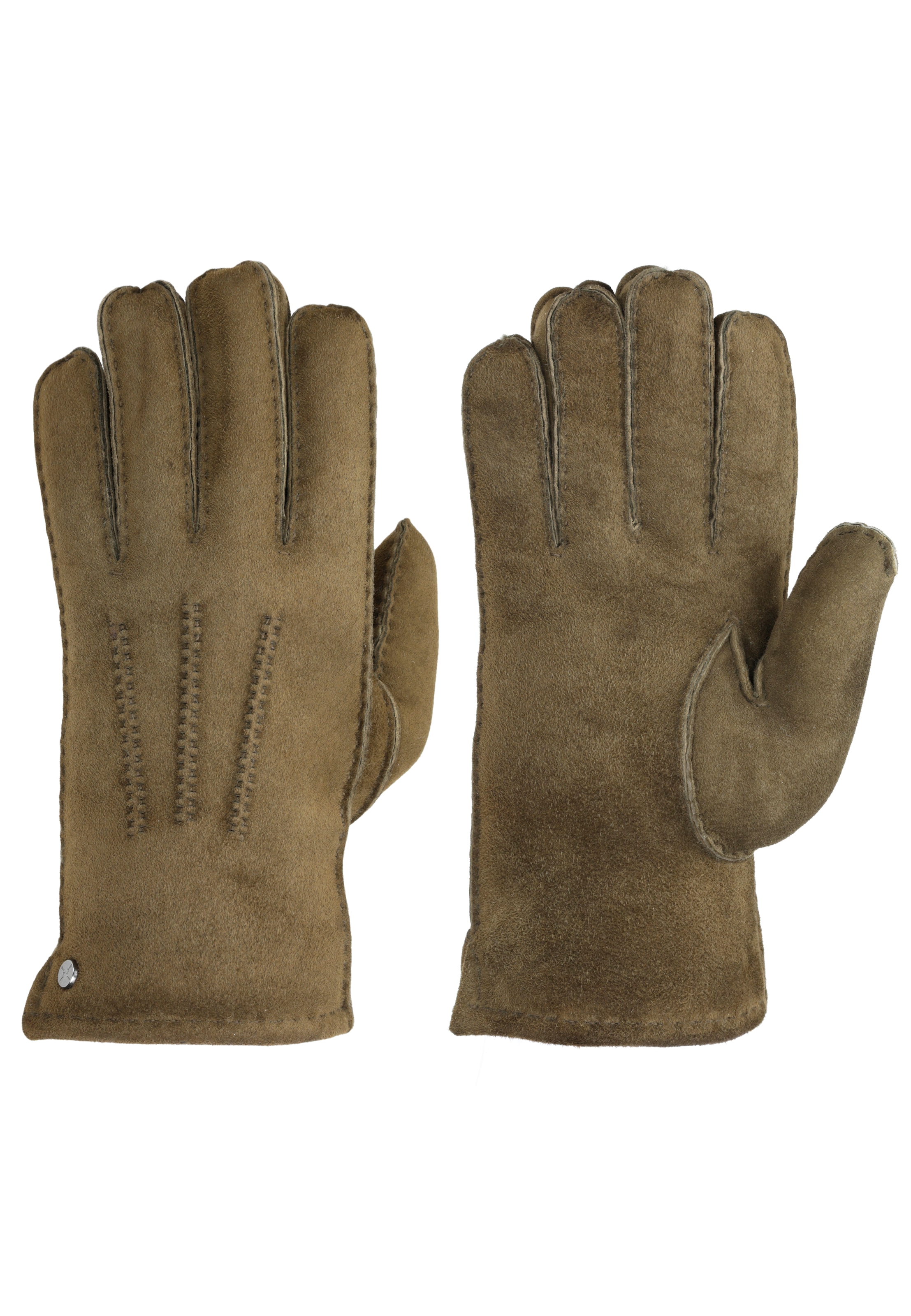 PEARLWOOD Lederhandschuhe "NORTH", warm gefüttert, Ziernähte, Temperaturreg günstig online kaufen