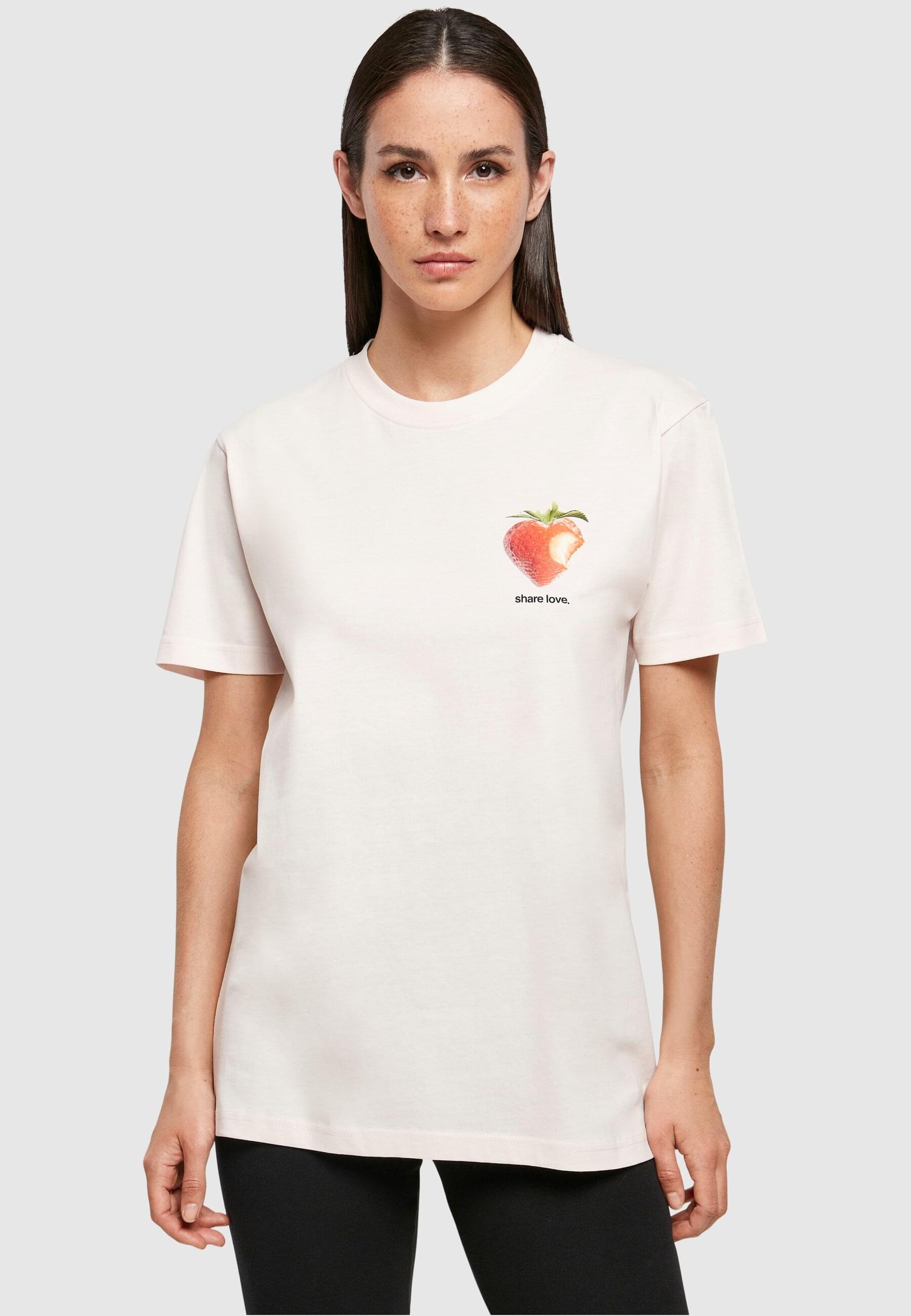 MisterTee Kurzarmshirt »MisterTee Damen Ladies Share Love Tee«, (1 tlg.)